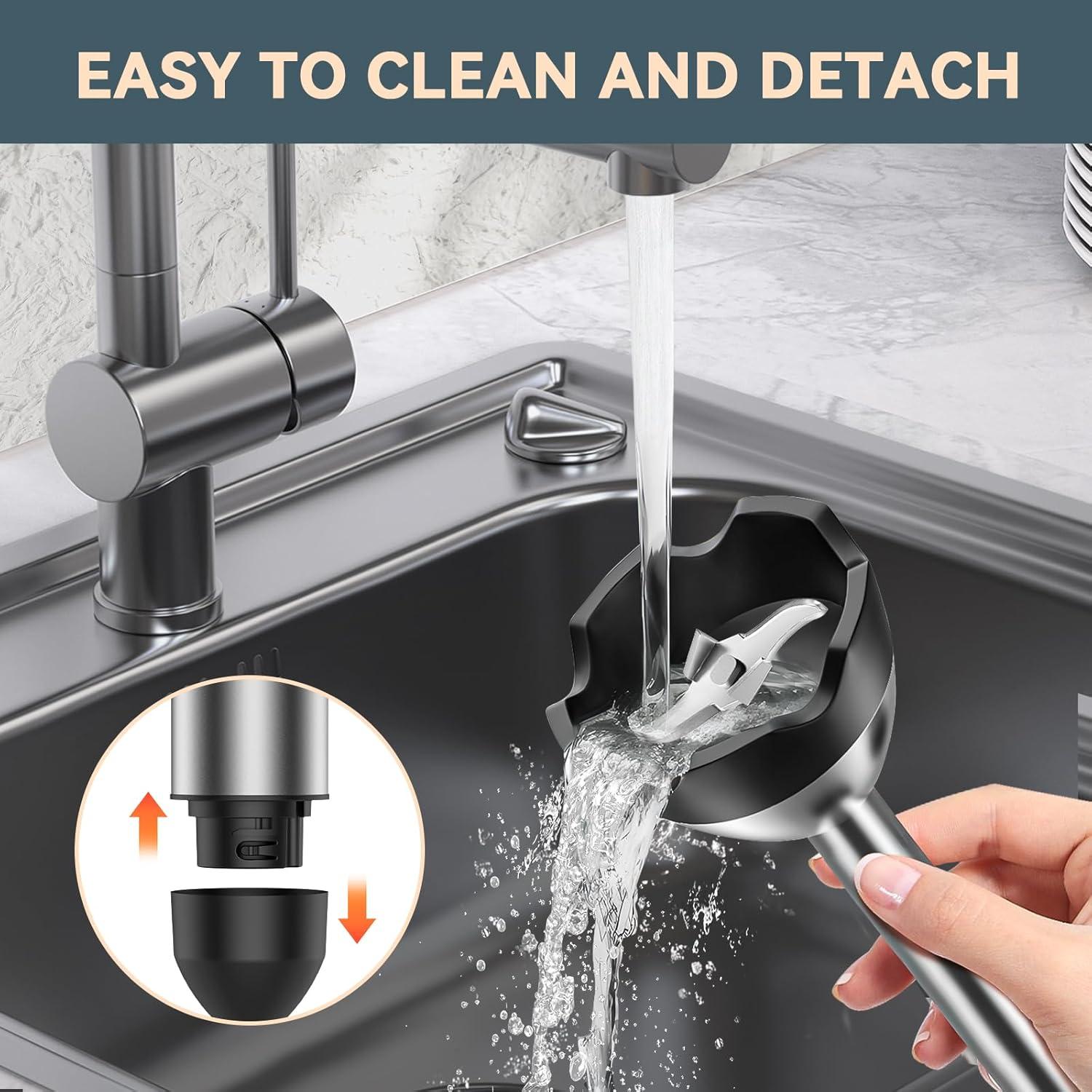 Batidora de Inmersión LINKChef 800W 7 en 1 con Accesorios