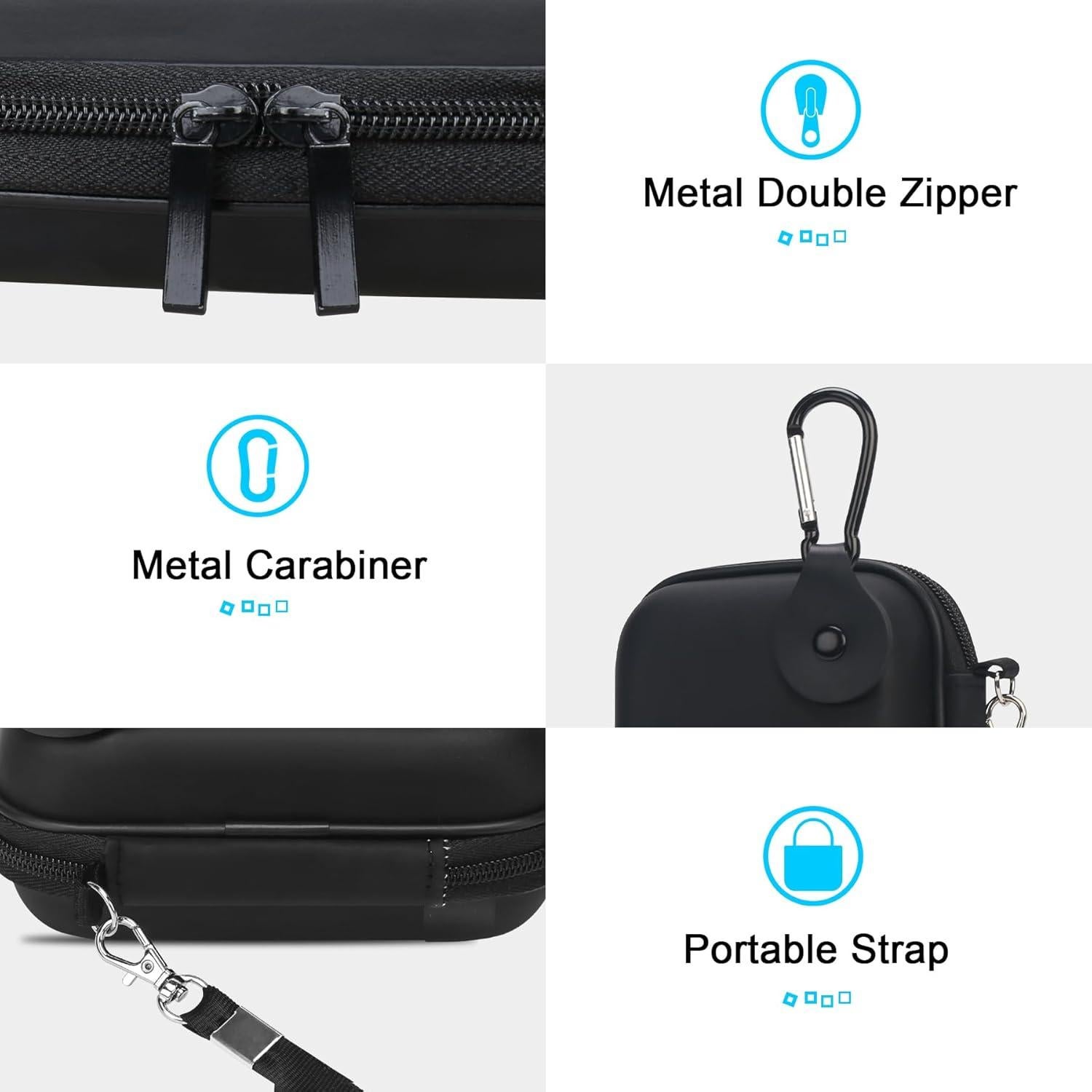 Funda de Disco Duro Lacdo 2.5" Resistente a Golpes Negro