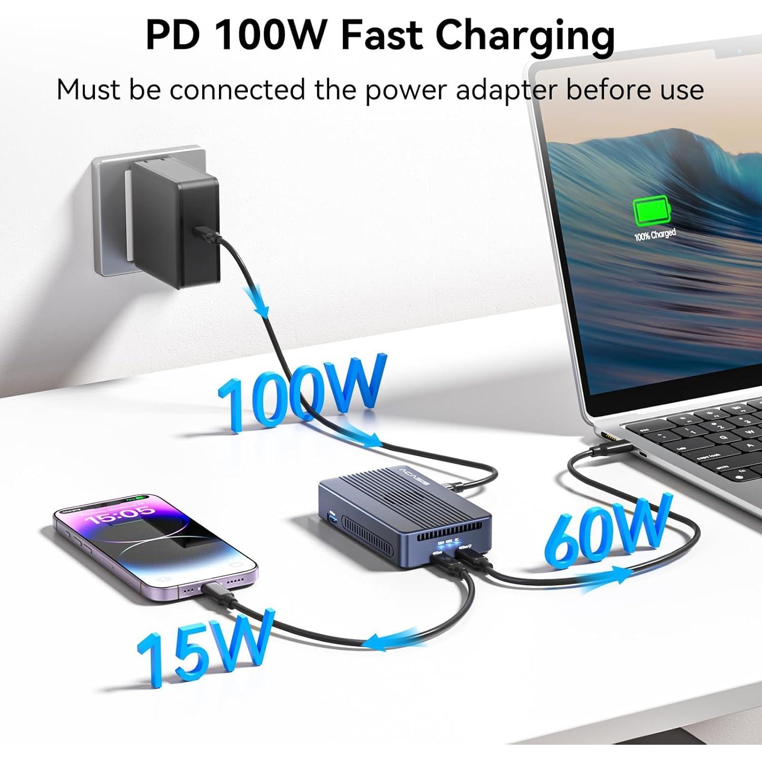 Caja SSD NVMe M.2 ACASIS TBU405 Pro Max 40Gbps con Ventilador
