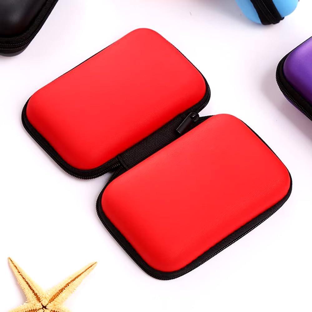 Paquete de 2 Fundas para Disco Duro 2.5" SquEqu EVA Rojo