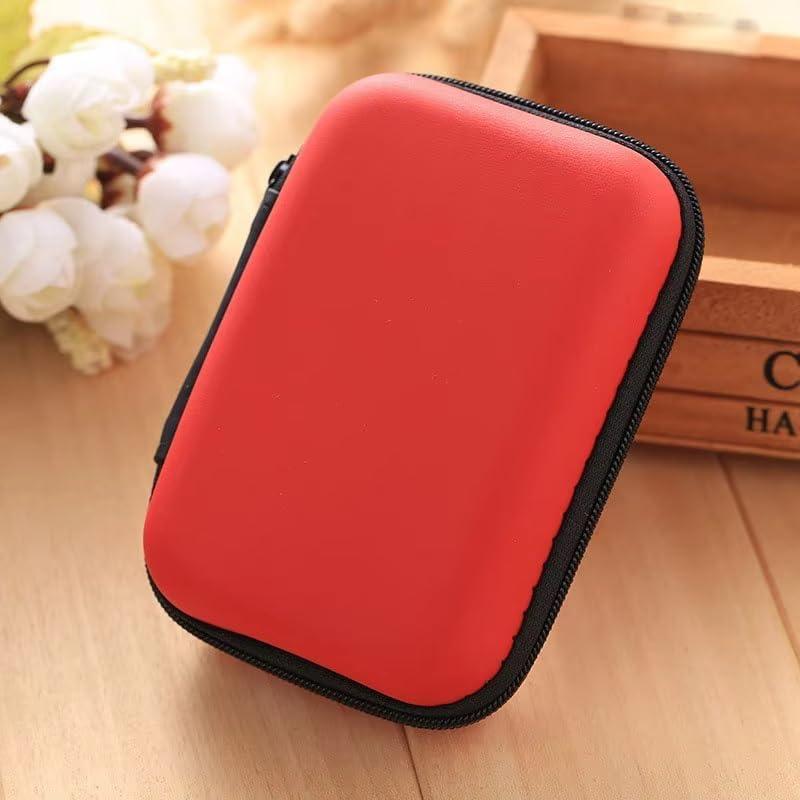 Paquete de 2 Fundas para Disco Duro 2.5" SquEqu EVA Rojo