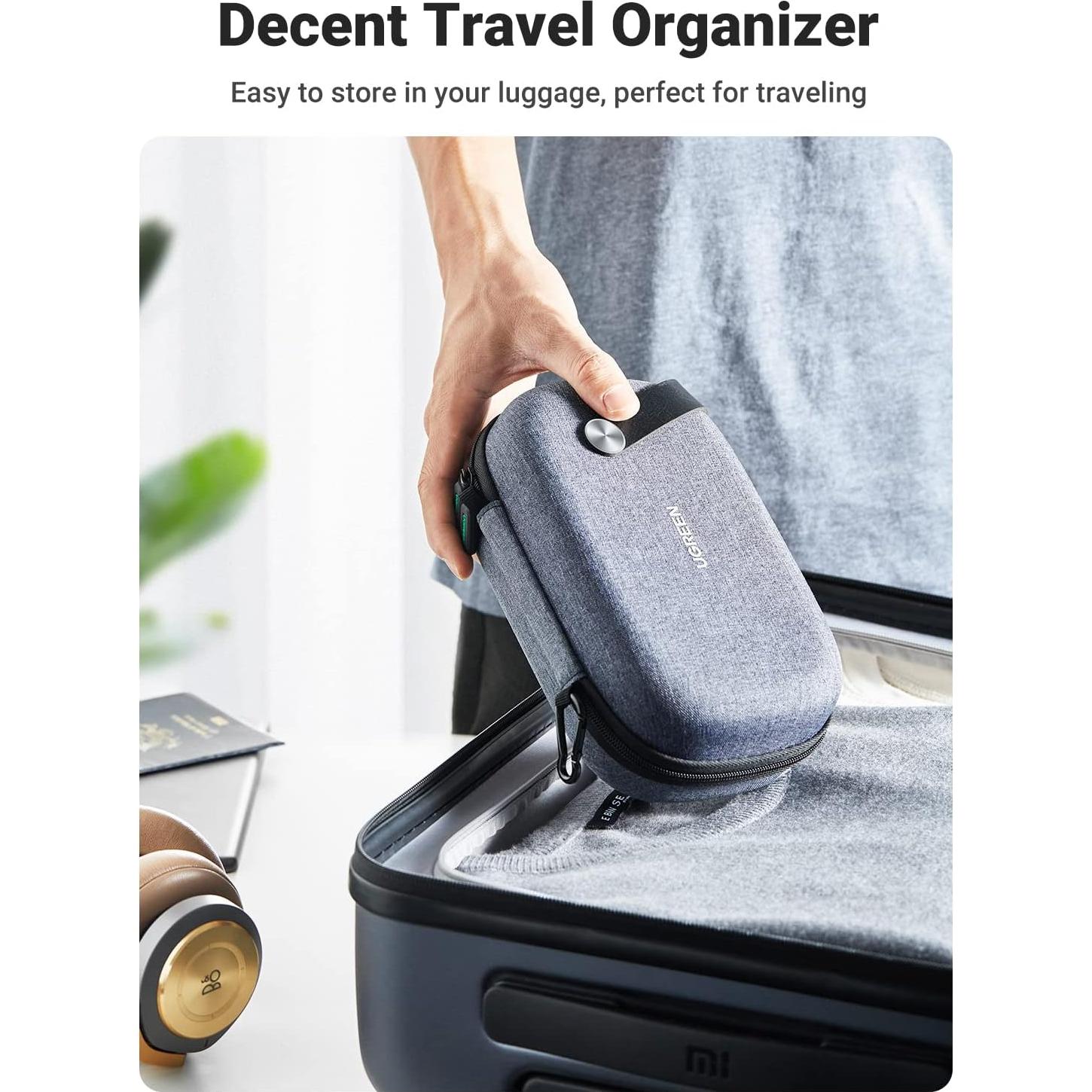 Organizador Electrónico UGREEN Bolsa de Viaje Impermeable 20.3x13cm