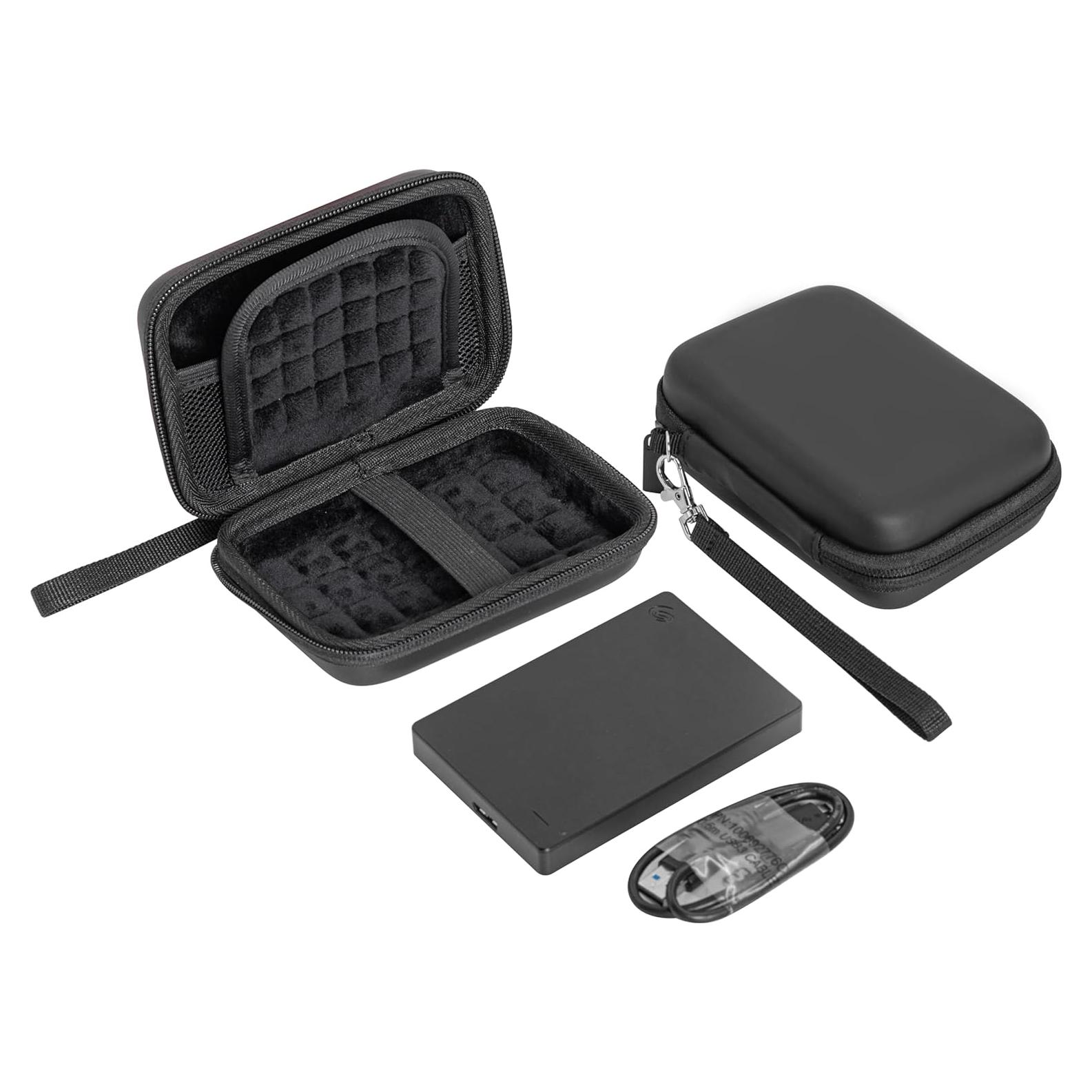 Funda protectora para disco duro externo 2.5" Point negra