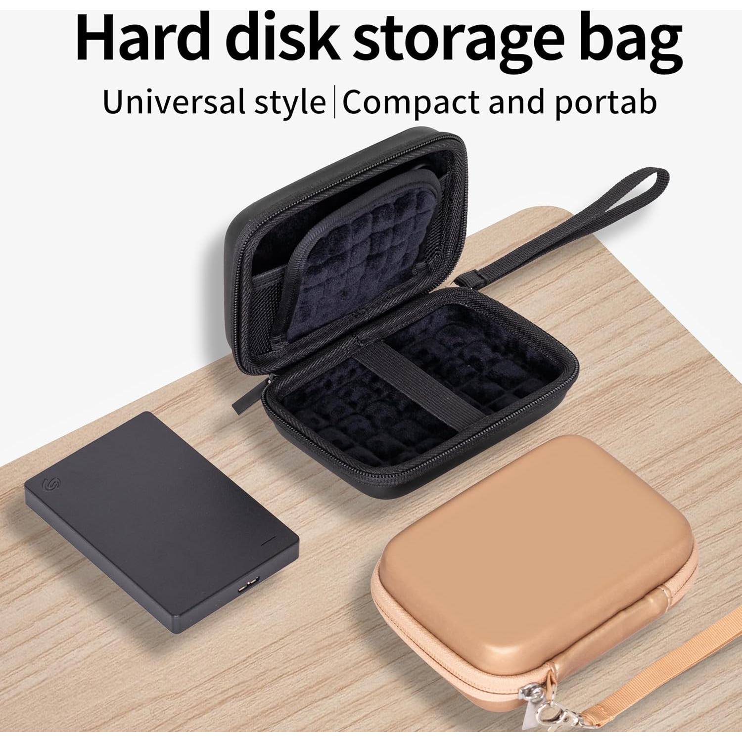 Funda protectora para disco duro externo 2.5" Point negra