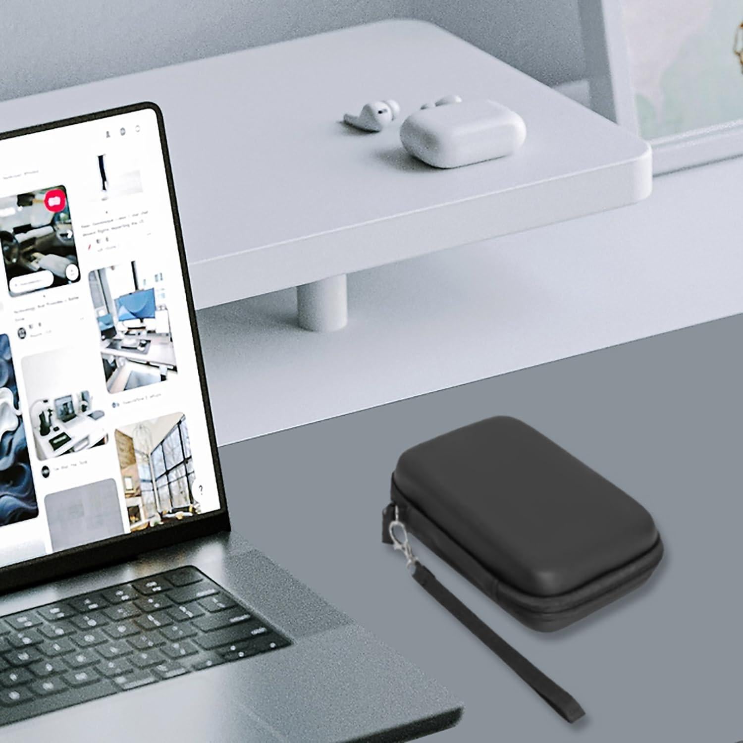 Funda protectora para disco duro externo 2.5" Point negra