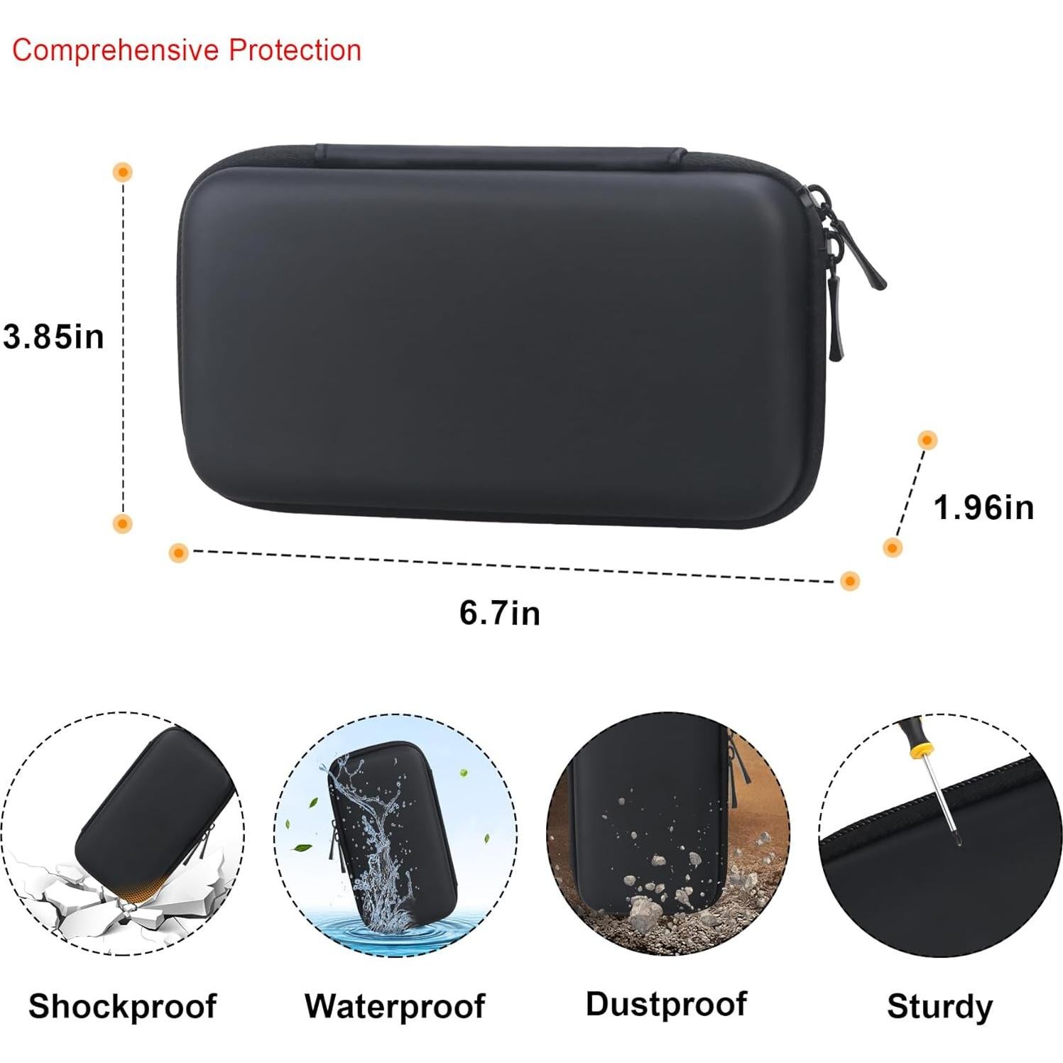 Funda de Transporte Elonbo para Cargador Apple MagSafe 17x9.8cm