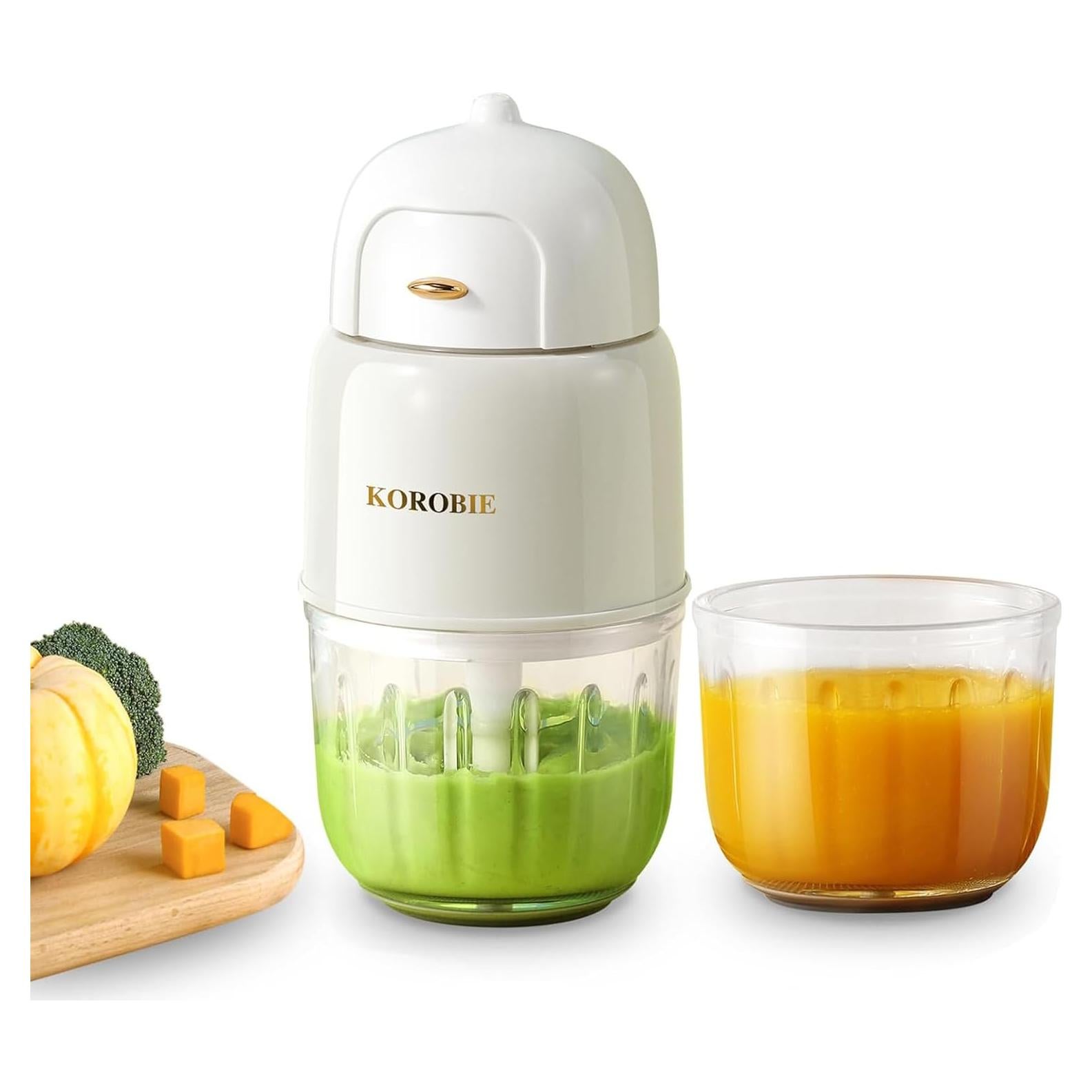Procesador de Comida para Bebés KOROBIE PY-892 2 Tazones Vidrio