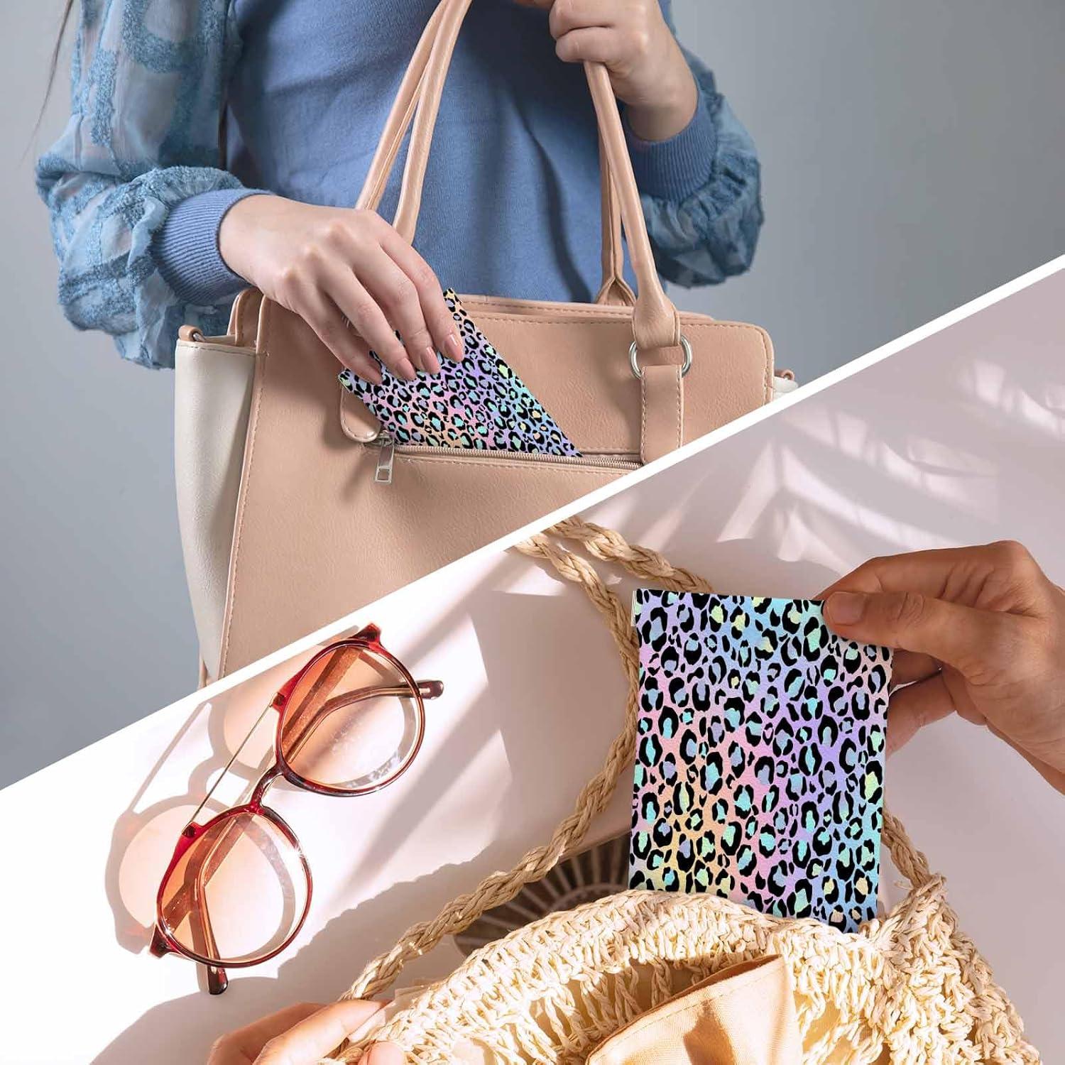 Estuche para Gafas Dragonfly Estampado de Leopardo 18.5x12 cm