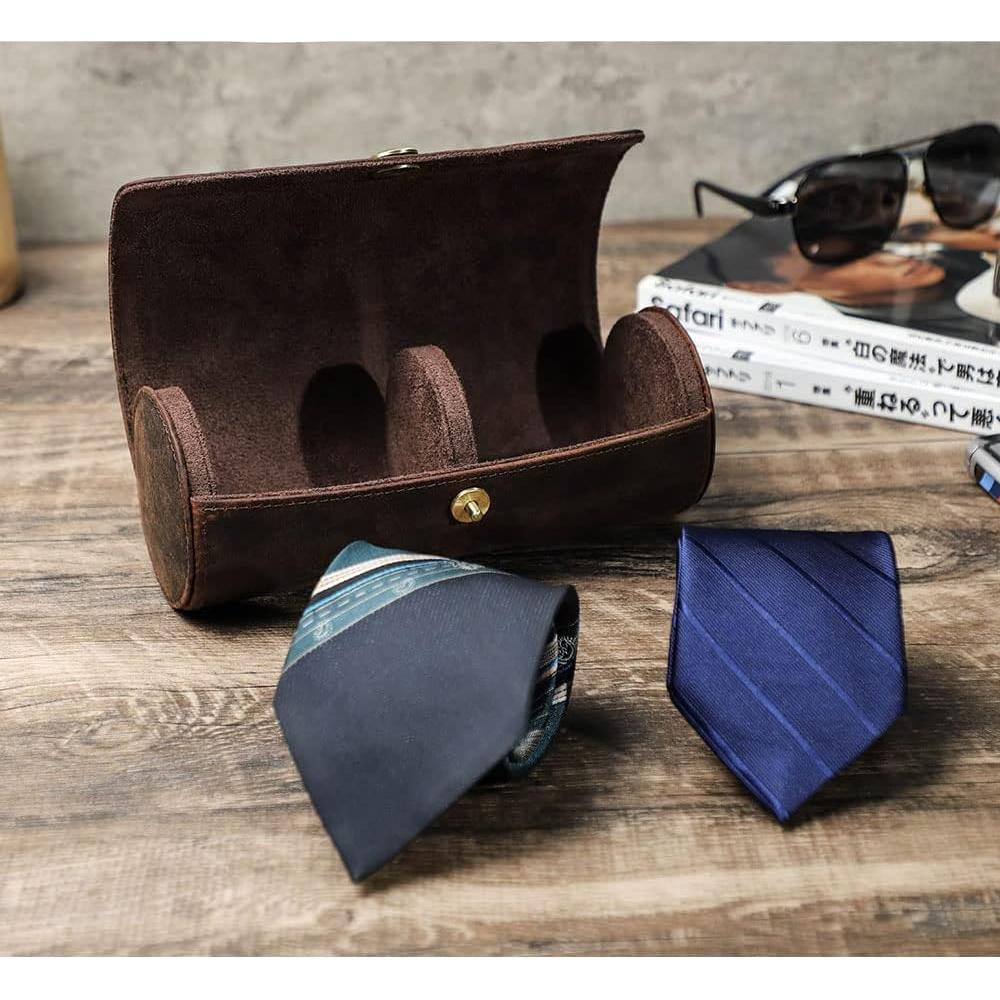 Soporte de Viaje para Corbatas de Cuero Crazy Horse CONTACT'S