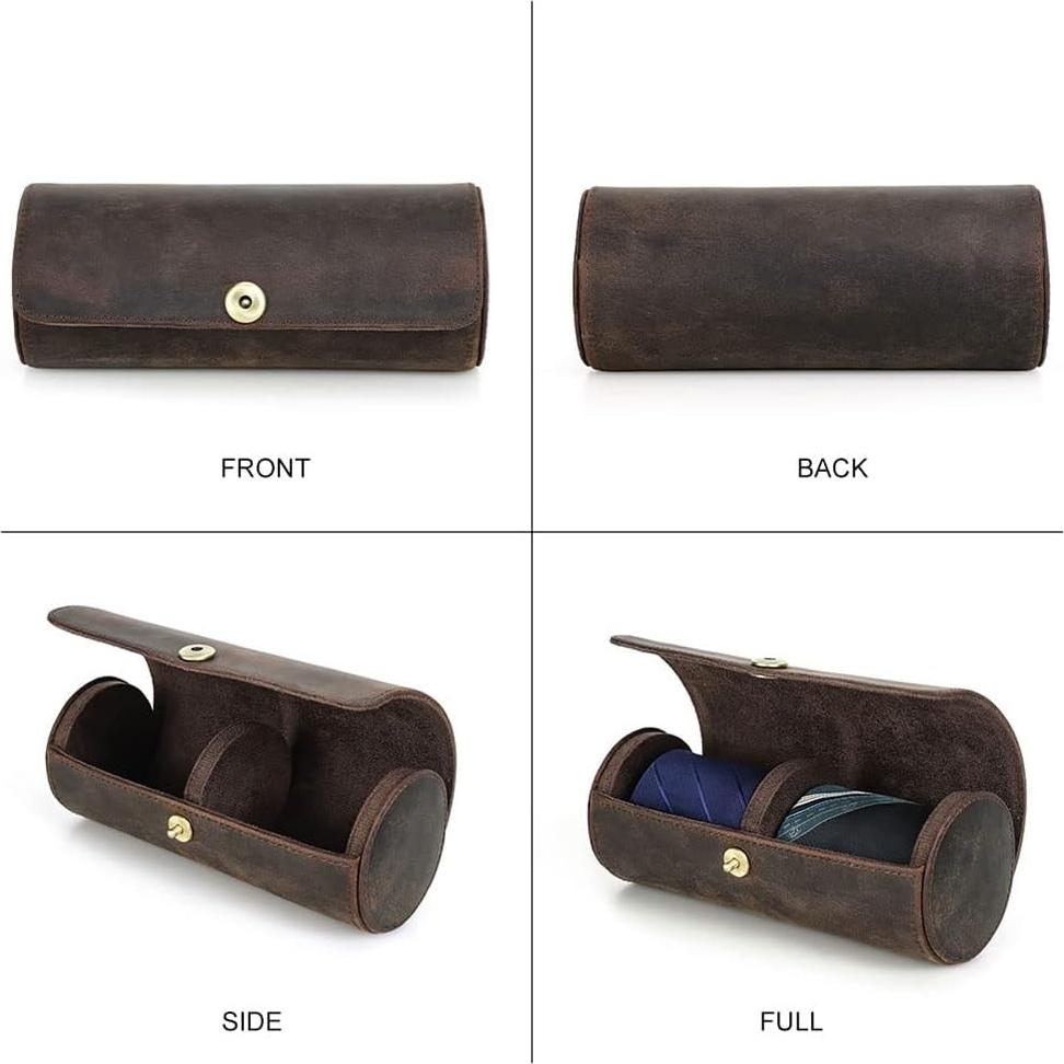 Soporte de Viaje para Corbatas de Cuero Crazy Horse CONTACT'S