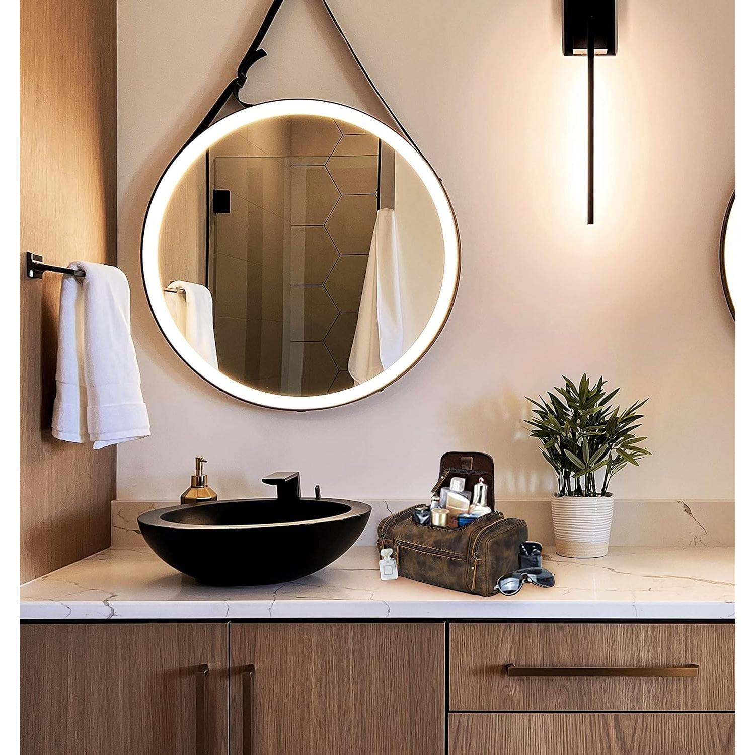 Bolsa de Aseo de Cuero VC Vintage Couture Extra Grande