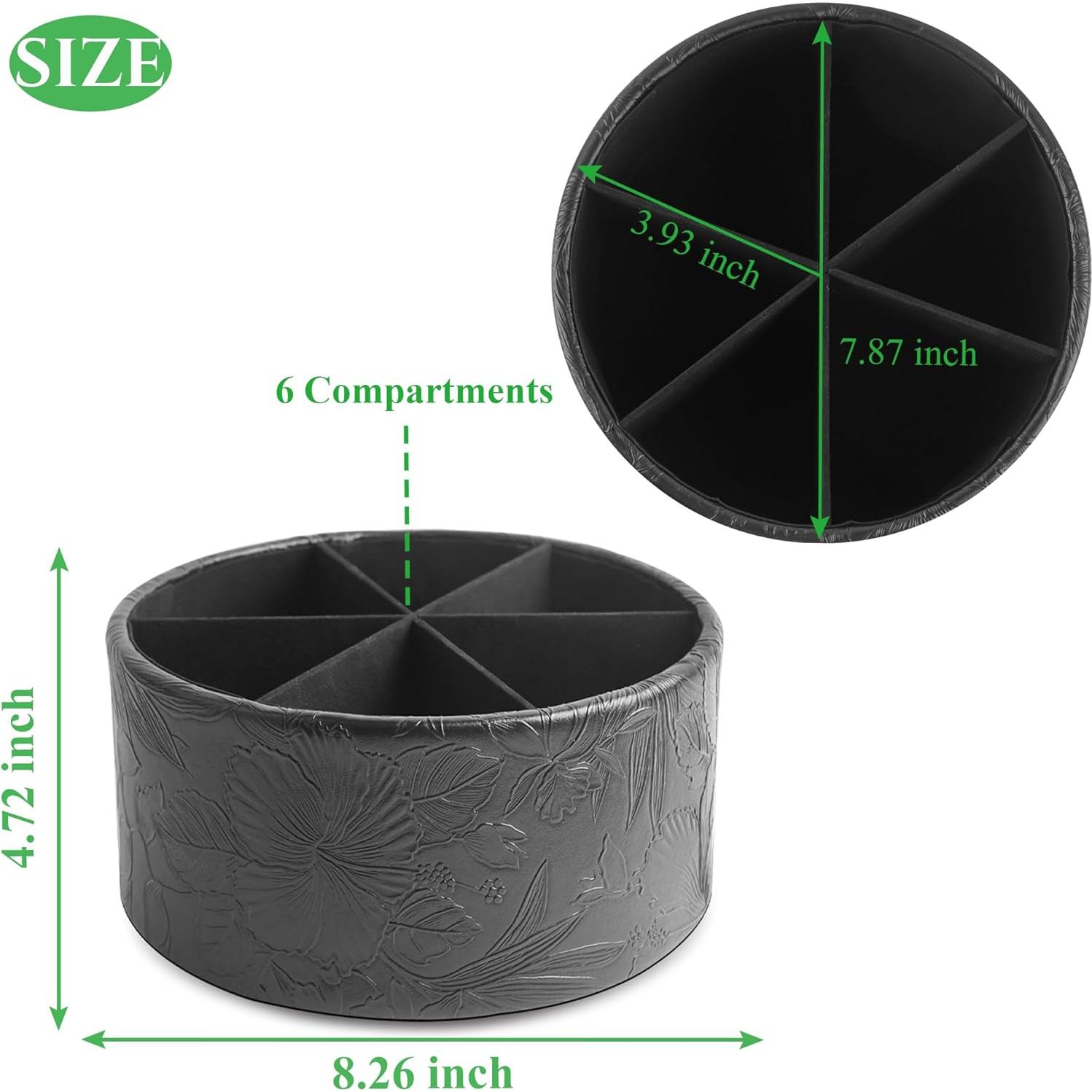 Soporte para Control Remoto LIZIMANDU 360° Cuero PU Negro