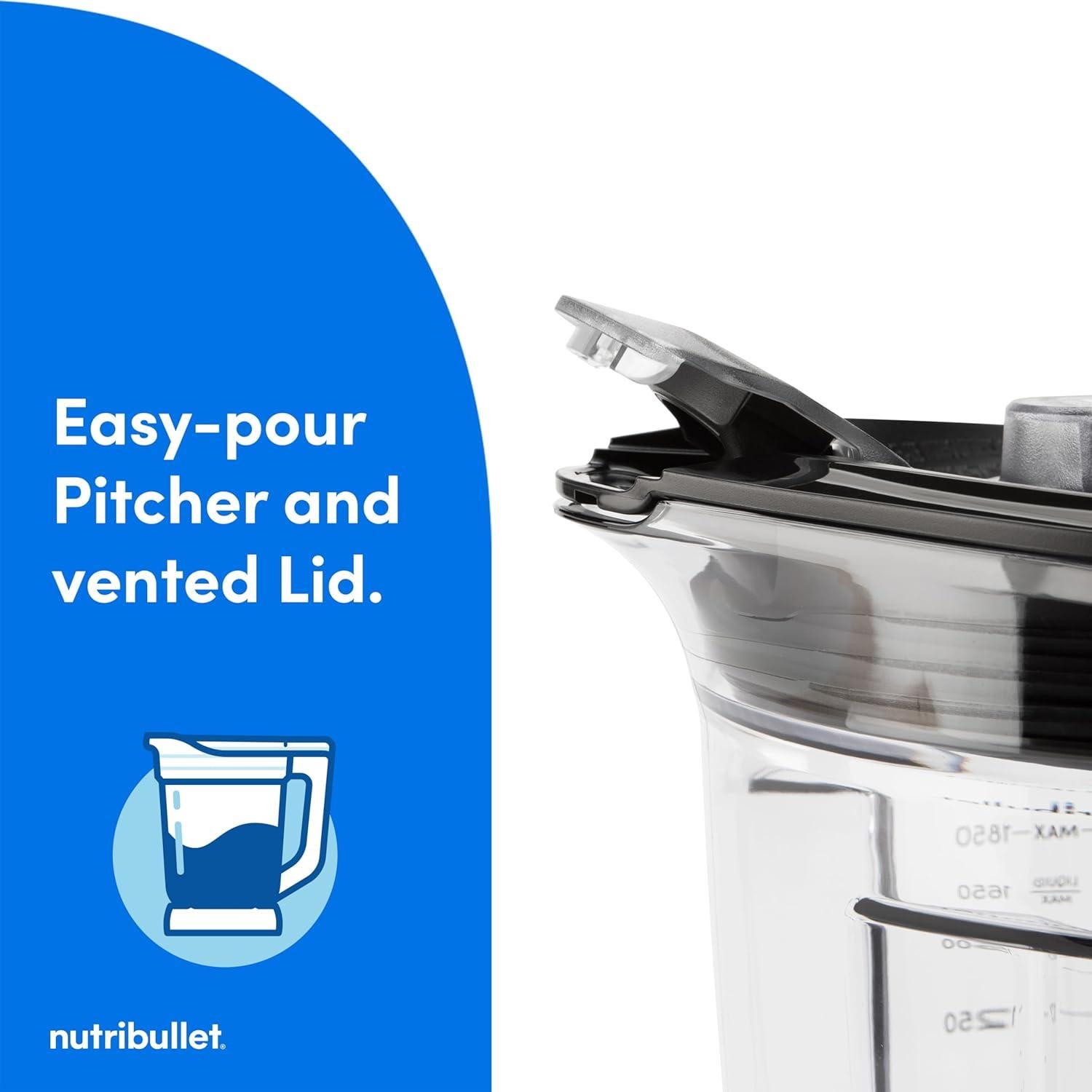 Licuadora NutriBullet SmartSense 1400W 5 Velocidades - Gris