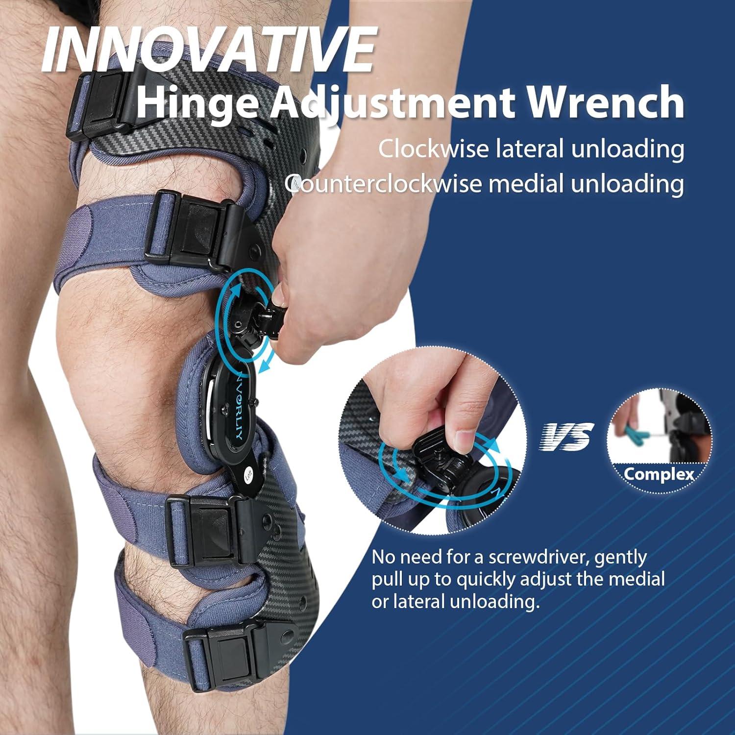 Férula Descompresora de Rodilla Nvorliy OA - Alivio Artritis Izquierda