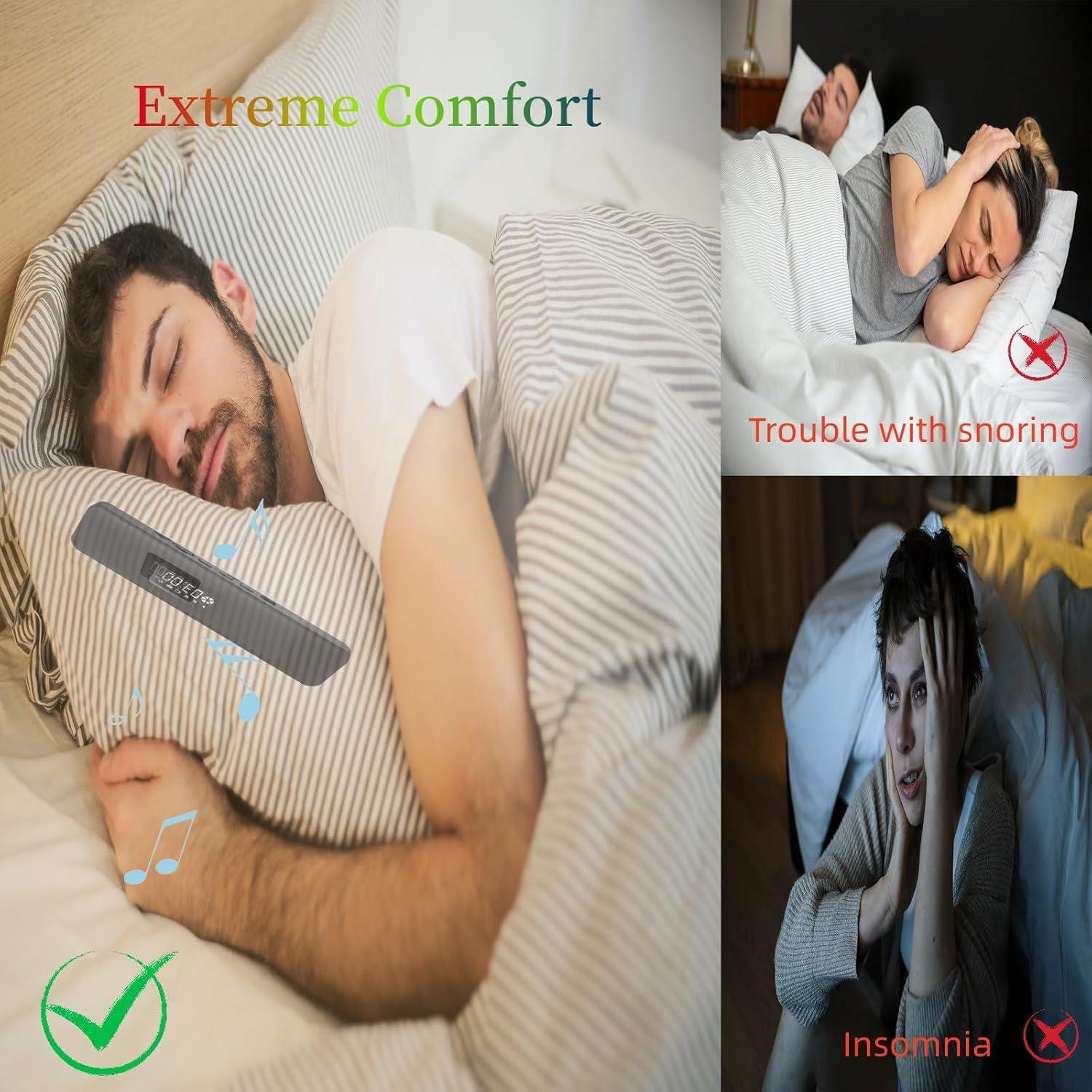 Altavoz Bajo Almohada Bluetooth XSLEPP - Mini Portátil Negro