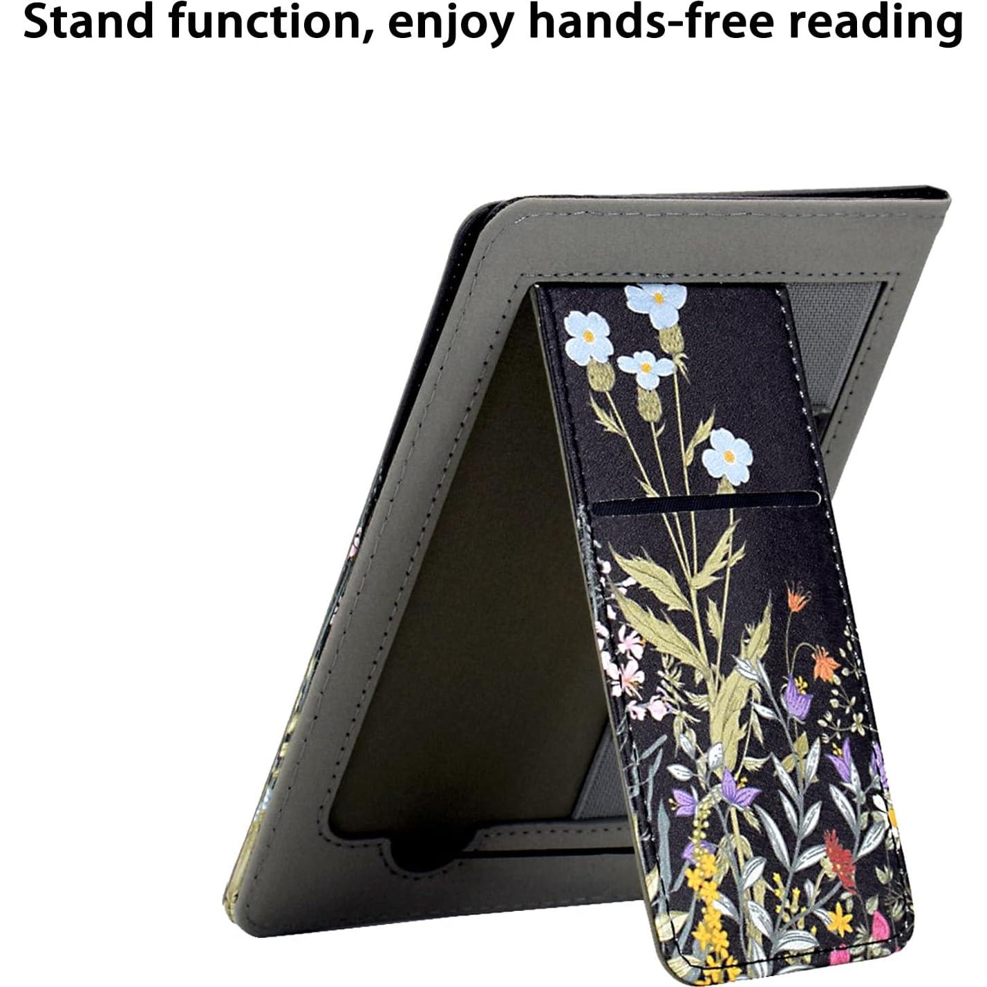 Funda Universal KEROM para eReader 6" Floral con Soporte