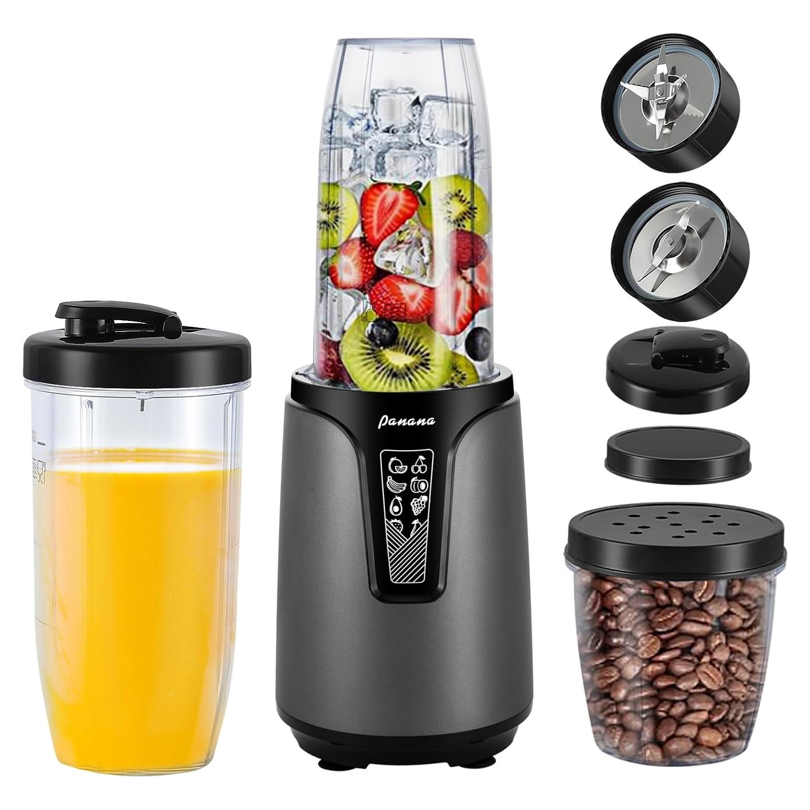 Batidora Personal Panana 850W con Tazas Portátiles 600ml