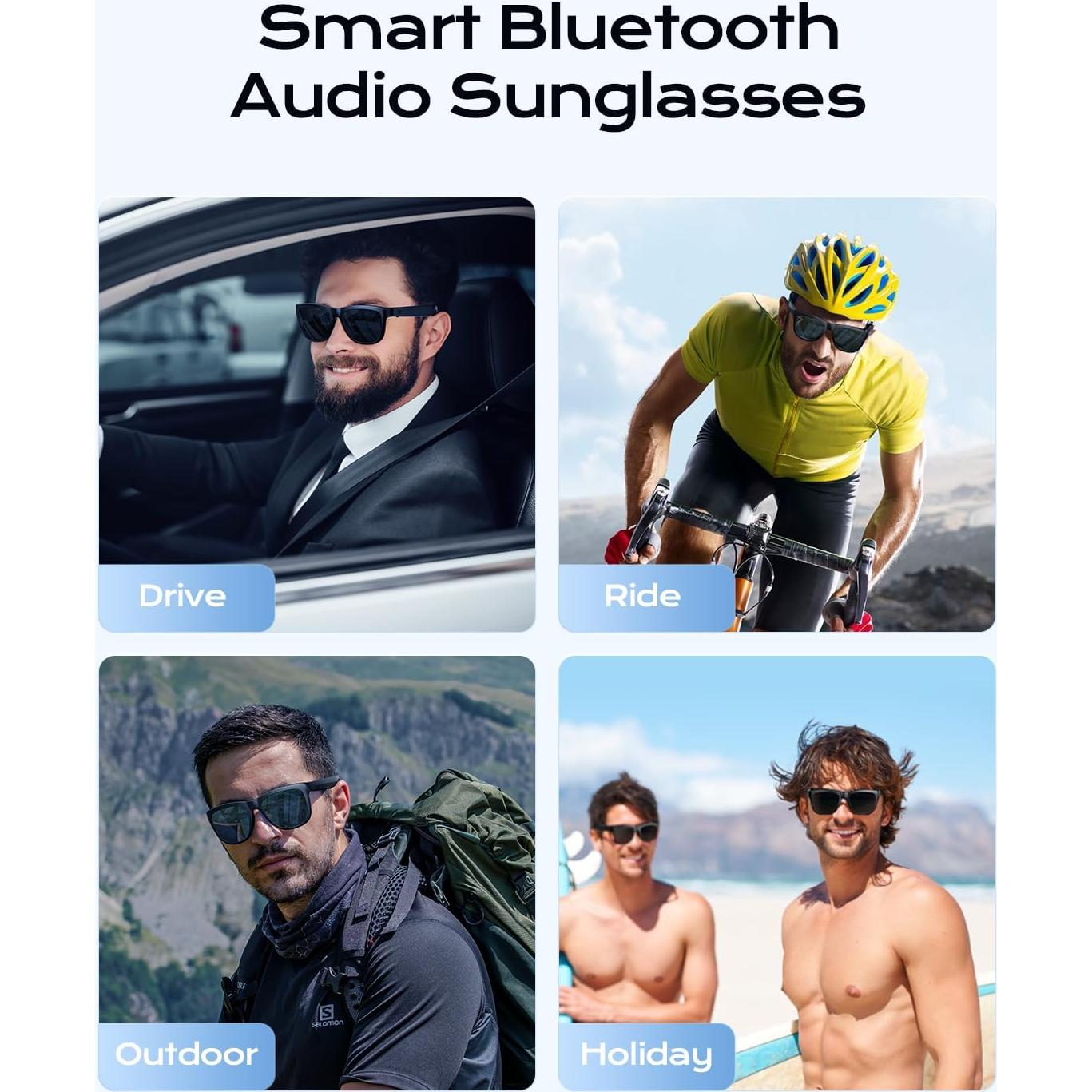 Gafas de Sol Inteligentes Bluetooth XO con Micrófono y Altavoces