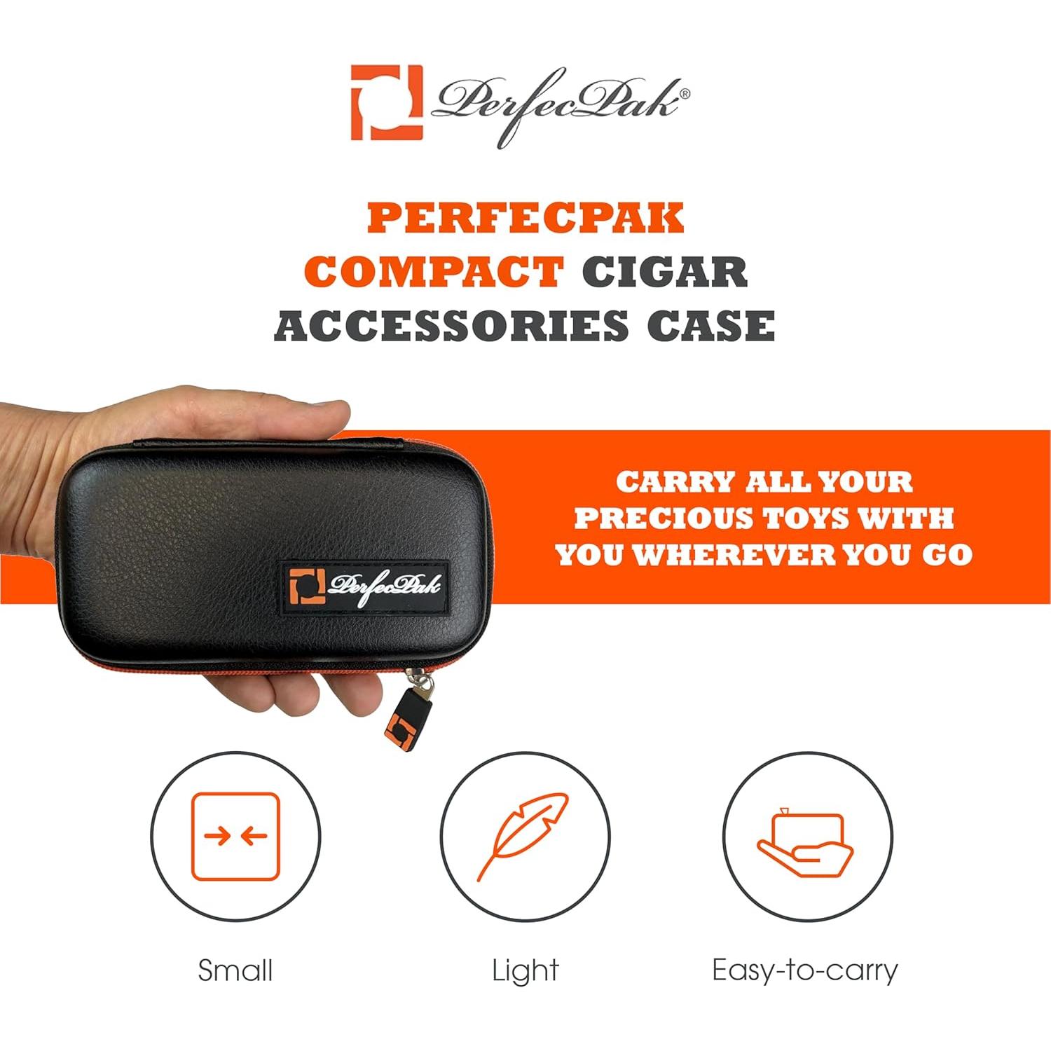 Estuche Compacto para Accesorios de Cigarros PerfecPak - 16.5x8.4x4.3cm