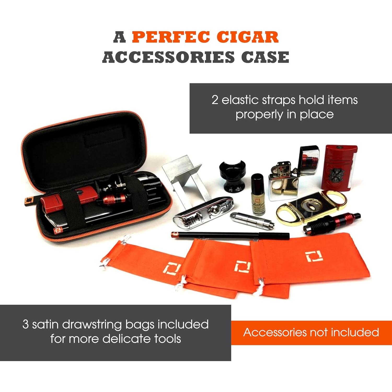 Estuche Compacto para Accesorios de Cigarros PerfecPak - 16.5x8.4x4.3cm