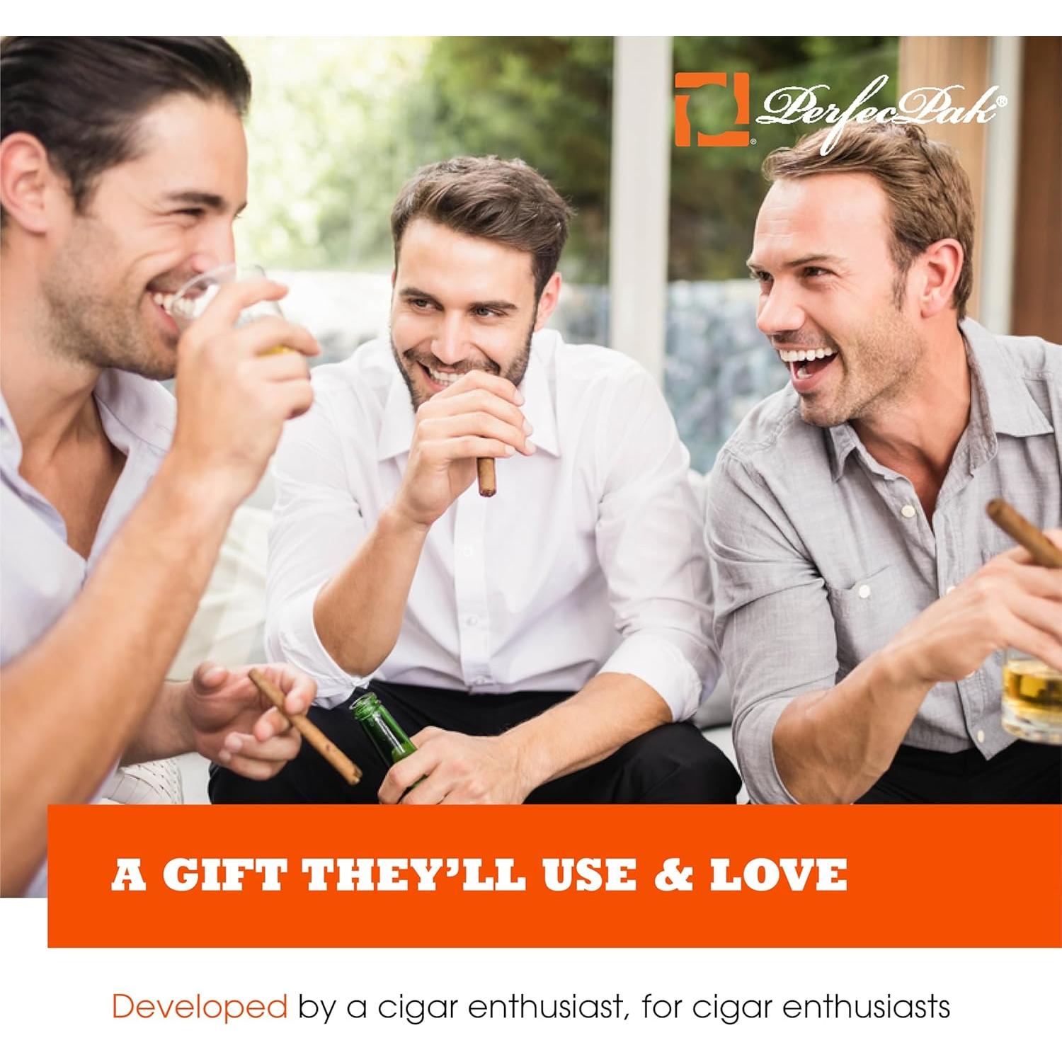 Estuche Compacto para Accesorios de Cigarros PerfecPak - 16.5x8.4x4.3cm