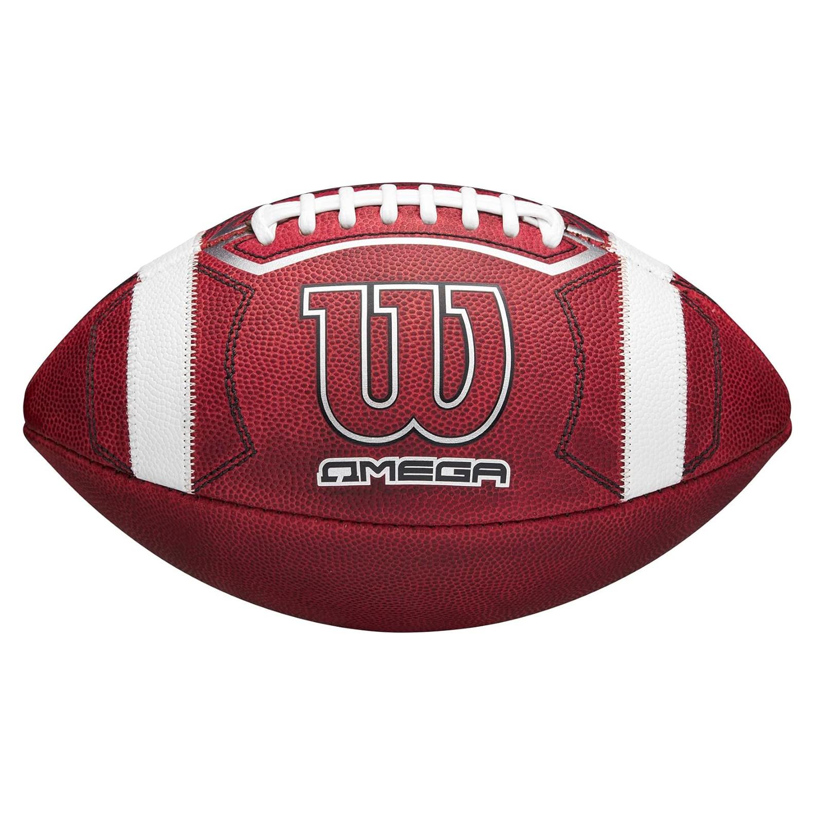 Balón Oficial de Fútbol Americano Wilson Omega - Tamaño Oficial, Marrón