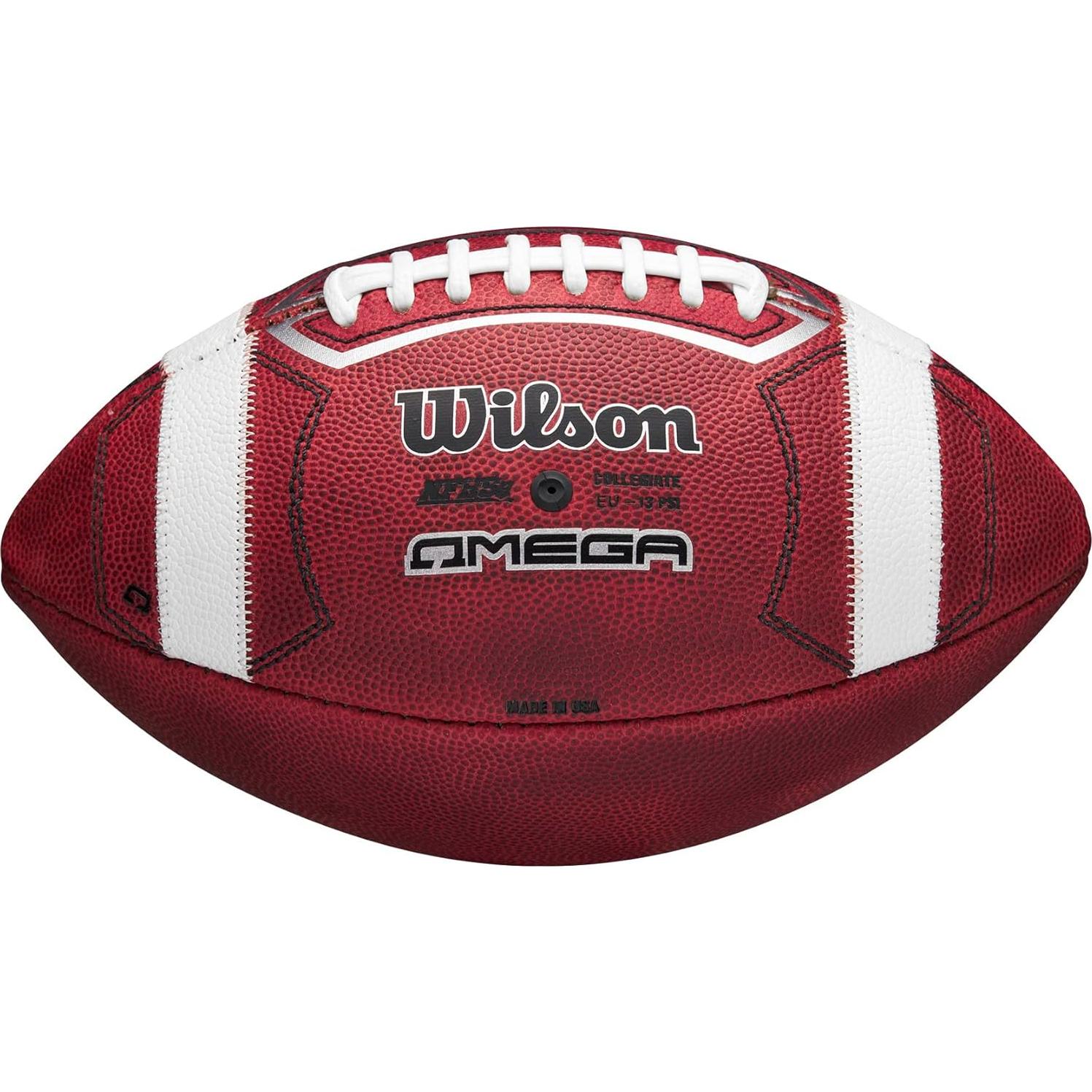 Balón Oficial de Fútbol Americano Wilson Omega - Tamaño Oficial, Marrón