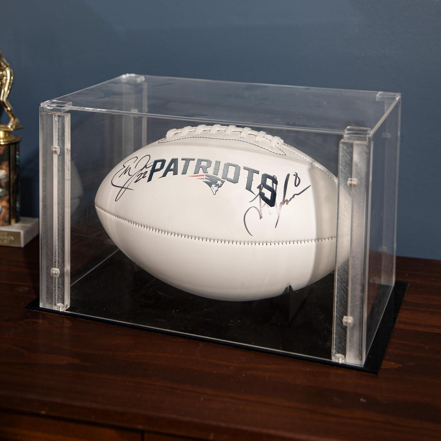 Balón de Fútbol Autografiado Franklin Sports NFL New England Patriots