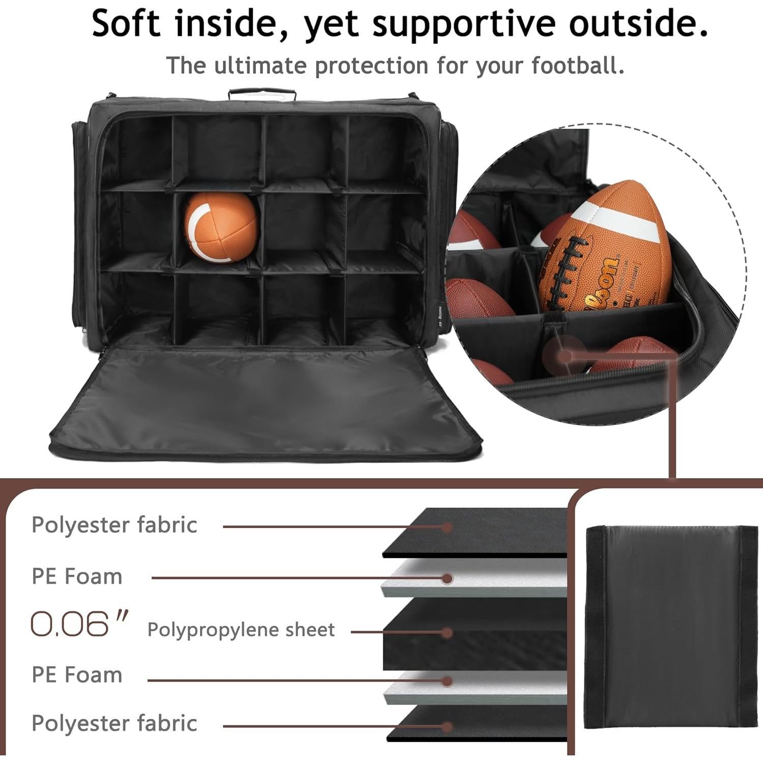 Bolsa de Fútbol Amazing Fair Yus00012 - Organiza 12 Balones