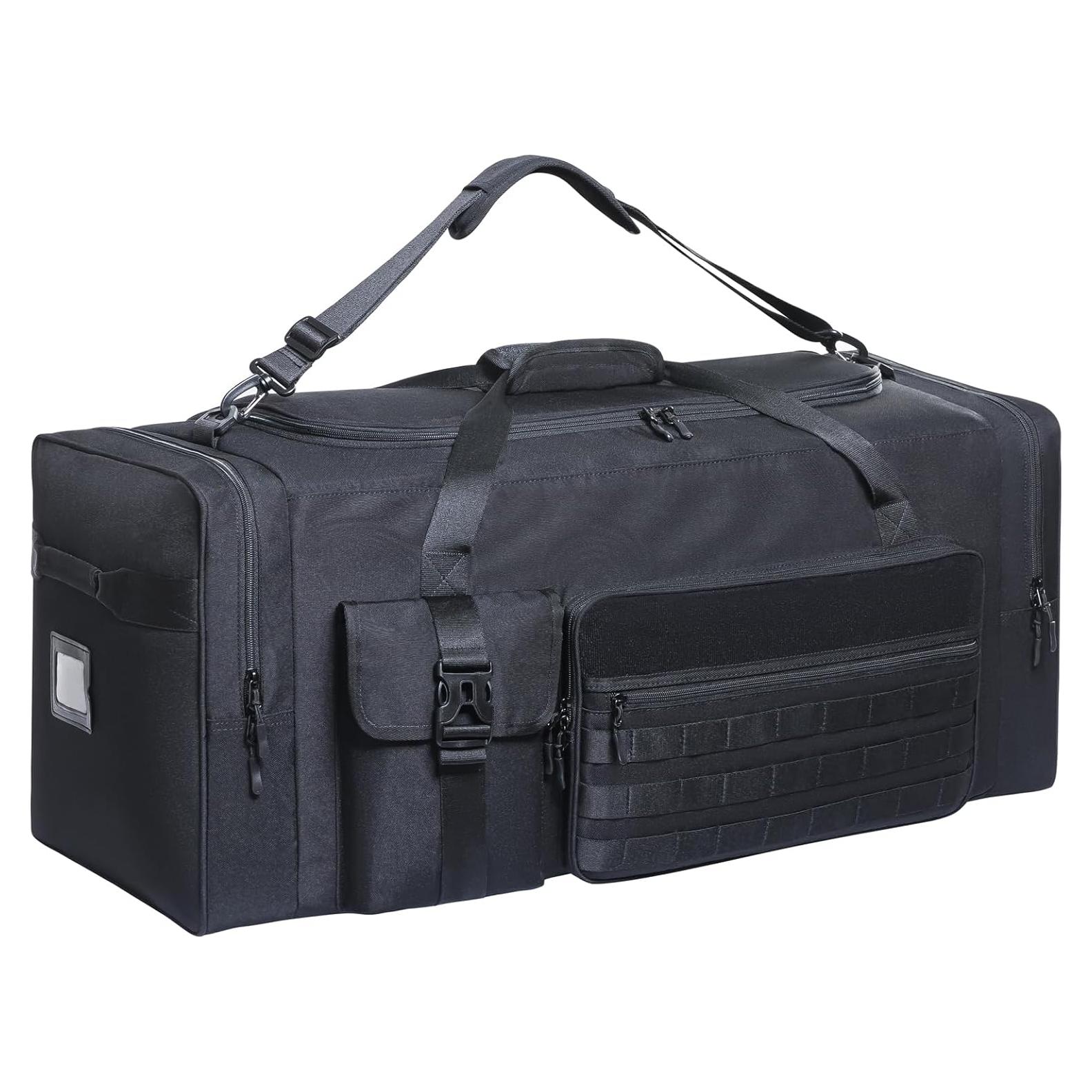 Bolsa Duffle Alta Resistencia 100L 82cm Negra - Equipos Deportivos