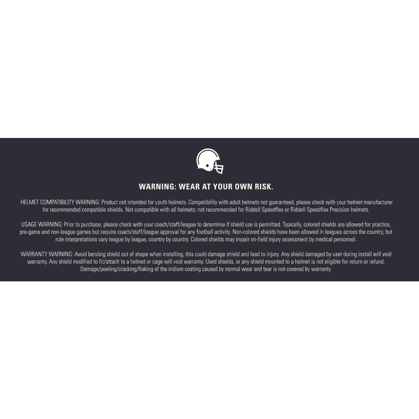 Escudo de Fútbol Oakley Legacy Unisex Talla Única Prizm 24K