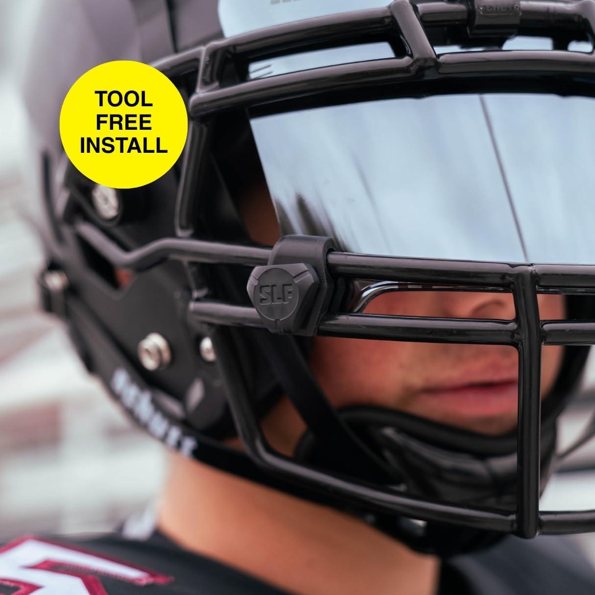 Clips Rápidos para Visera de Casco de Fútbol SLEEFS - Ajuste Universal