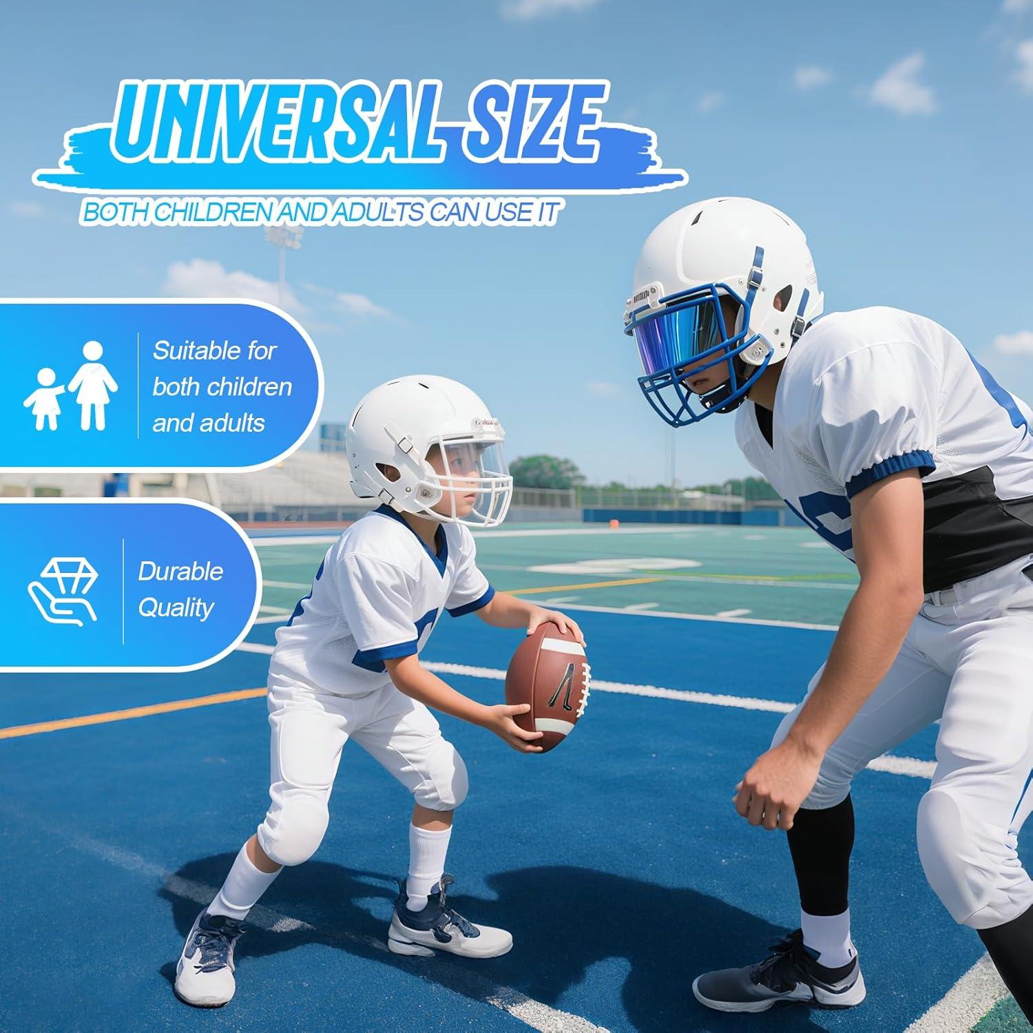 Visera de Fútbol OYMLANX con Lentes Duales Claros y Ahumados