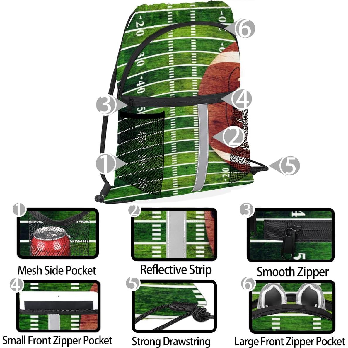 Bolsa de Cuerda Ligera para Gimnasio 50x40 cm Unisex