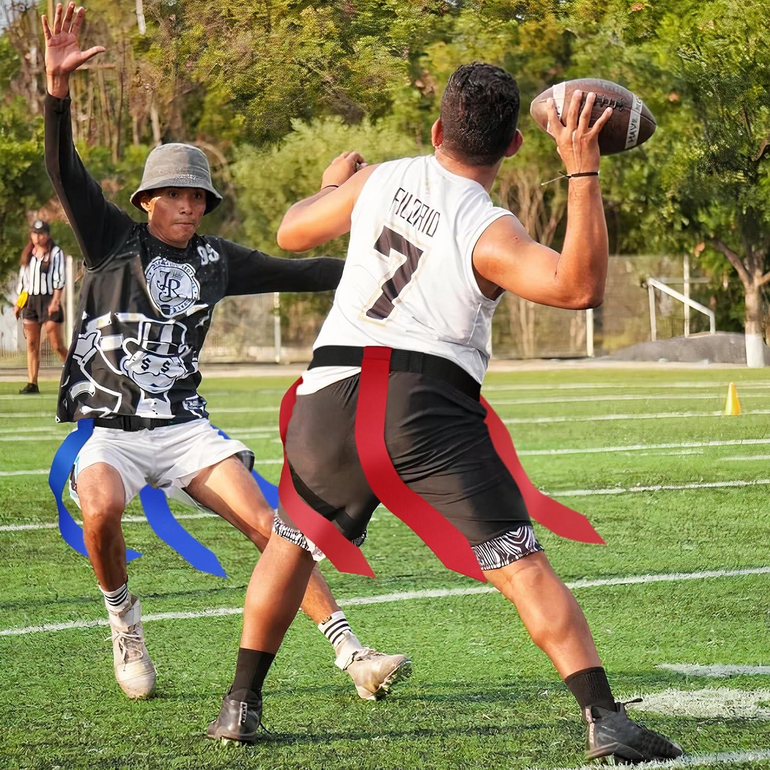 Cinturones de Flag Football Hilhook H308, 10 Piezas Ajustables