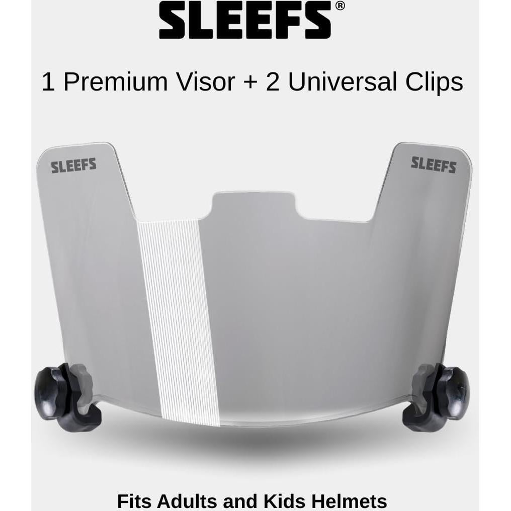 Visera de Fútbol SLEEFS Claro Sombra Negra - Antiempañante