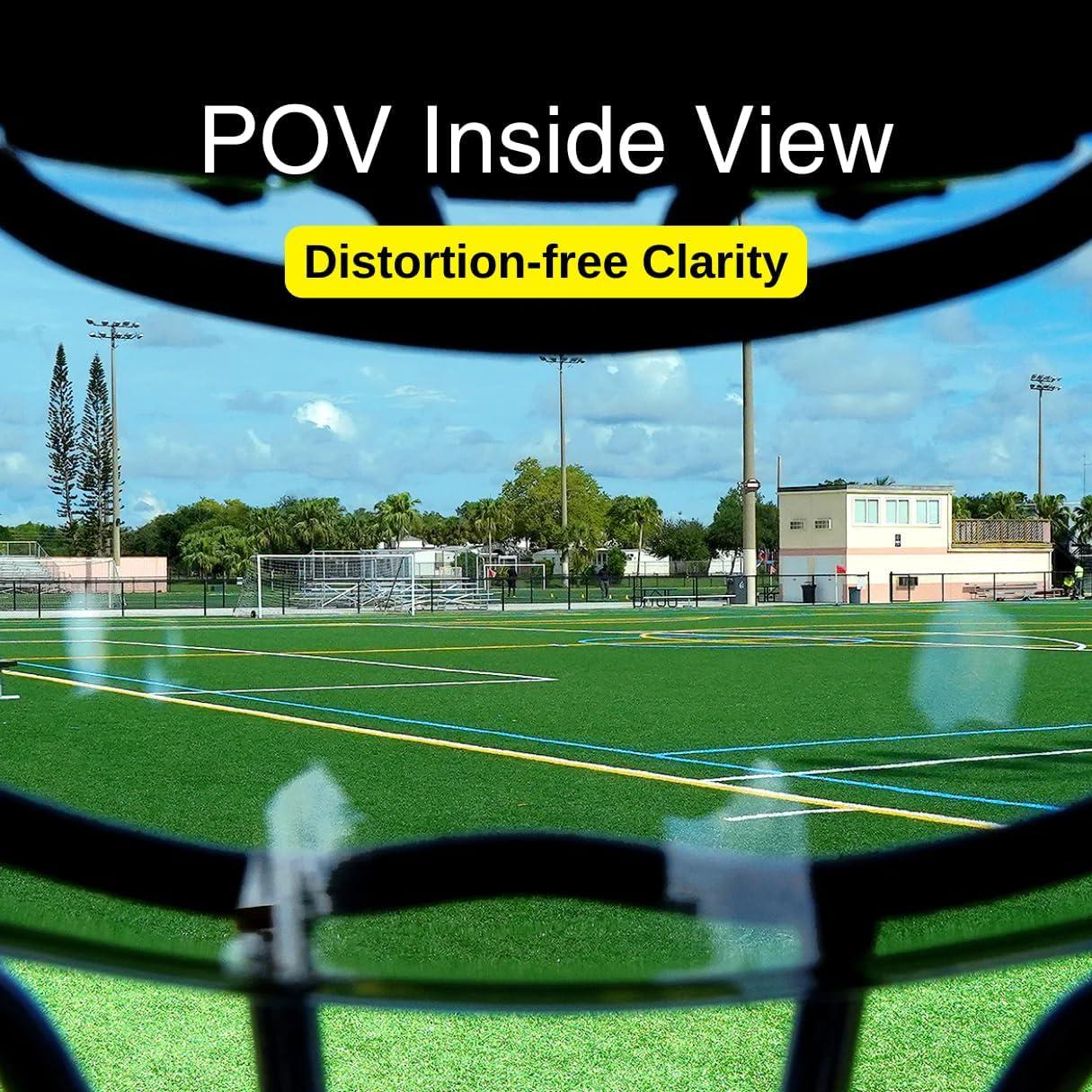 Visera de Fútbol SLEEFS Claro Sombra Negra - Antiempañante