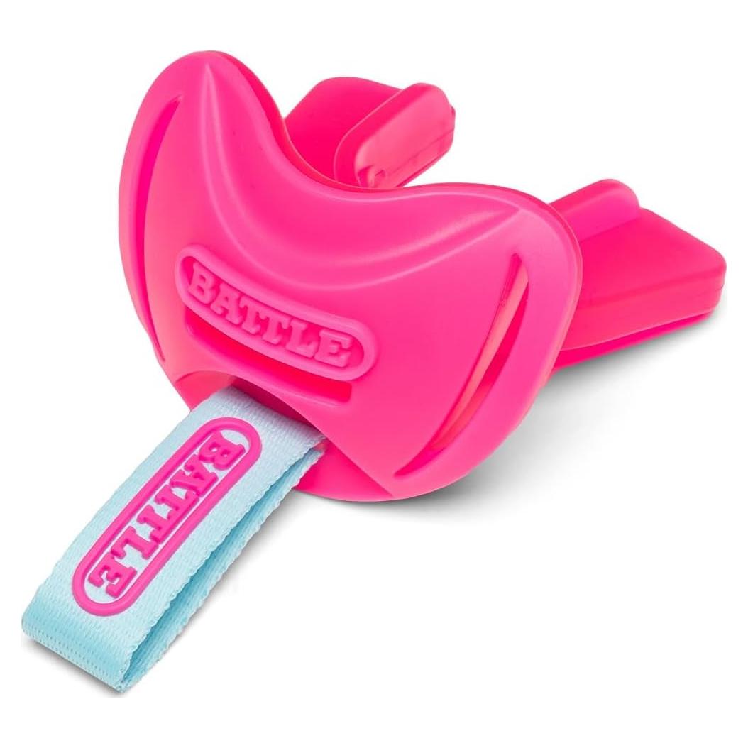 Protector Bucal Battle Sports Speedtab F7 Rosa para Fútbol