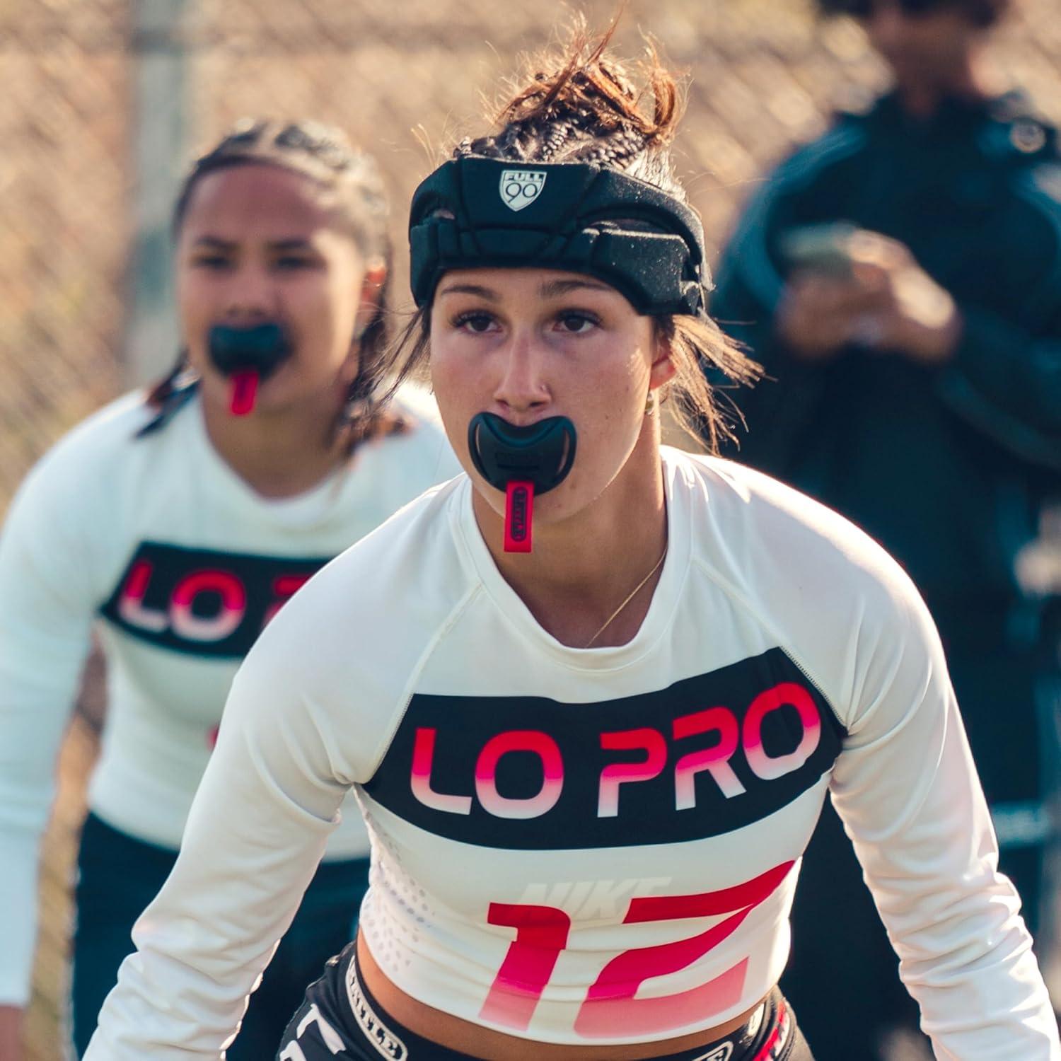 Protector Bucal Battle Sports Speedtab F7 Rosa para Fútbol