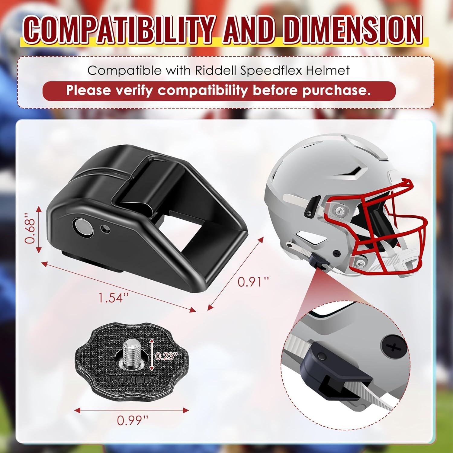 Dreyoo Set de Correa de Barbilla para Casco Fútbol Riddell