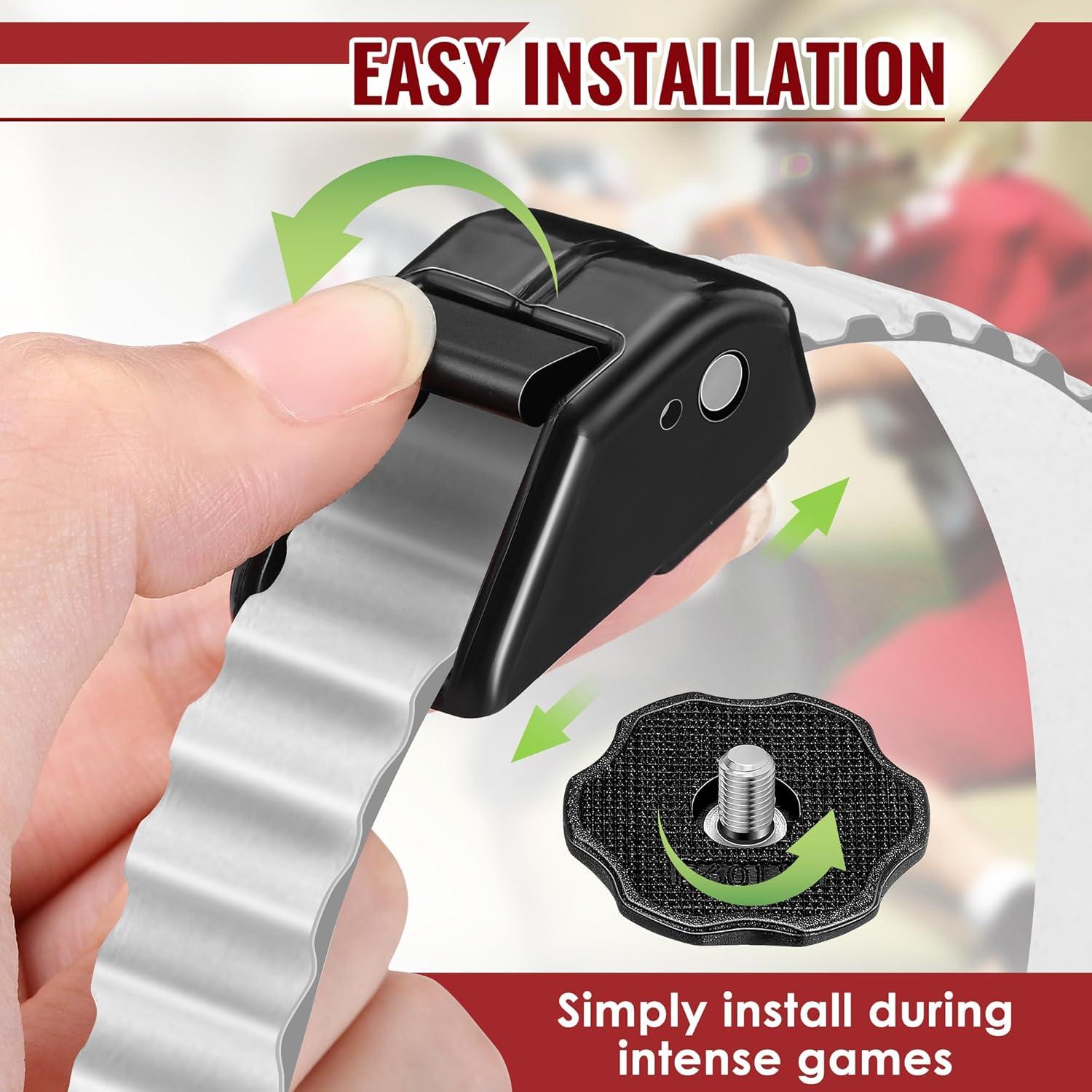 Dreyoo Set de Correa de Barbilla para Casco Fútbol Riddell