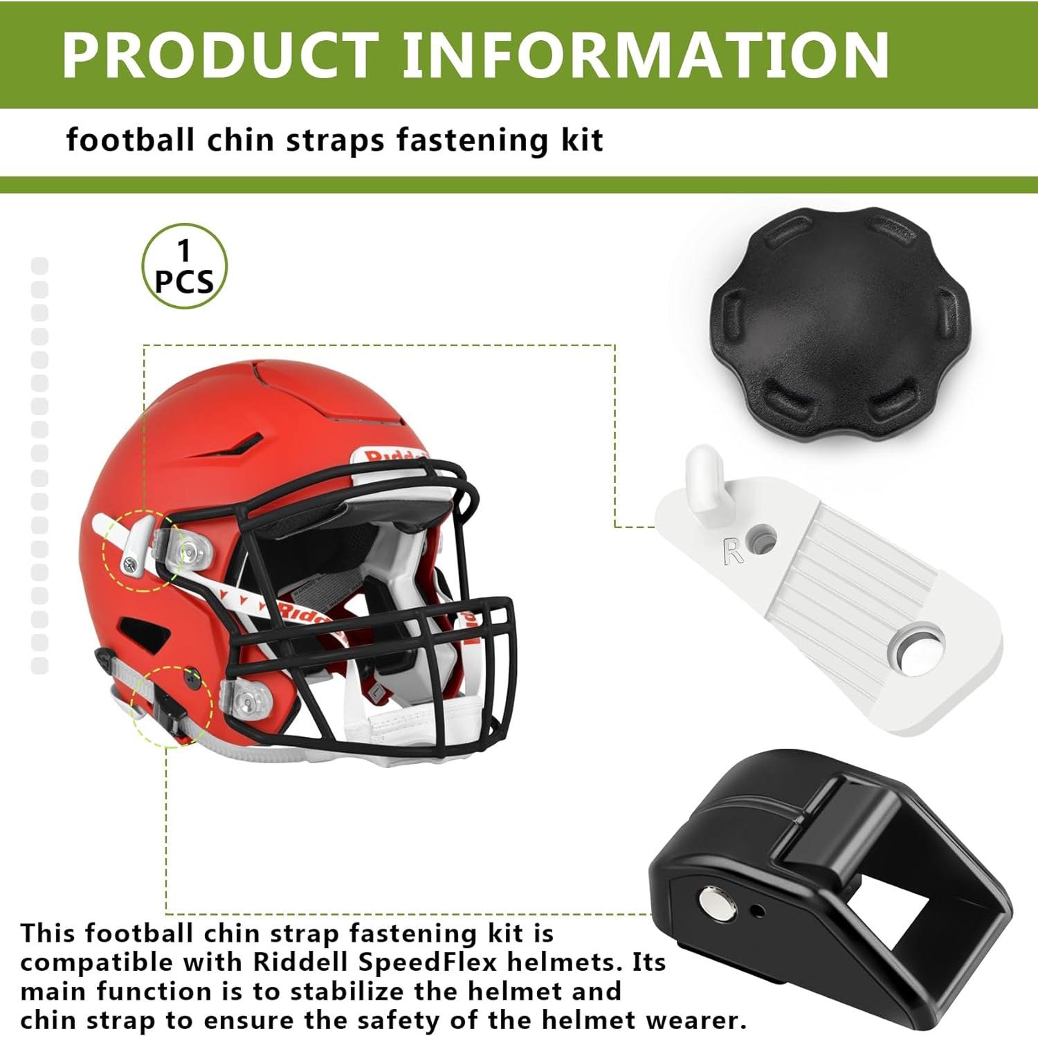Juego de Sujetadores para Correa de Barbilla Riddell Speedflex