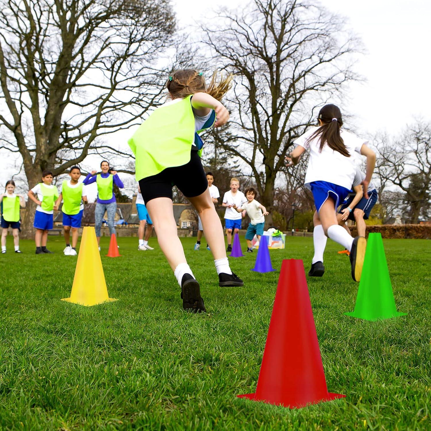 Conos de Tráfico Hoteam 30 Piezas 22.86 cm Multicolor