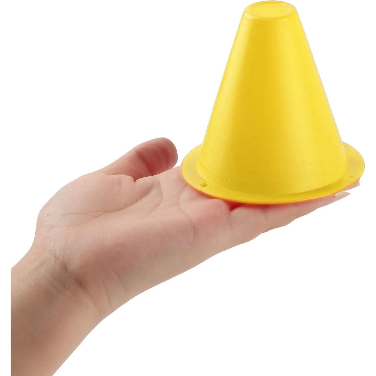 Conos de Entrenamiento de Fútbol Yuecoom - 10 Piezas, Color Amarillo