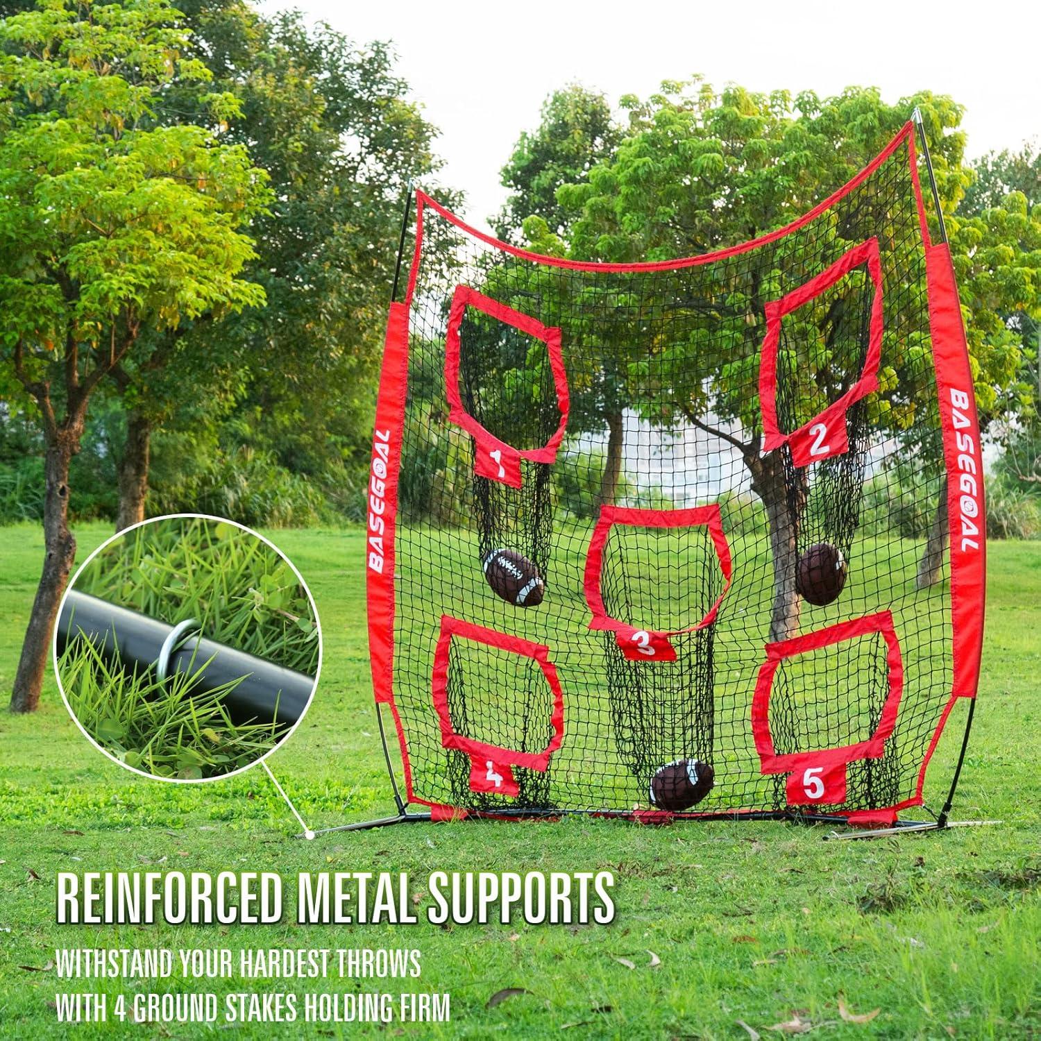 Red de Lanzamiento de Fútbol BaseGoal F-NET 2.44x2.44m