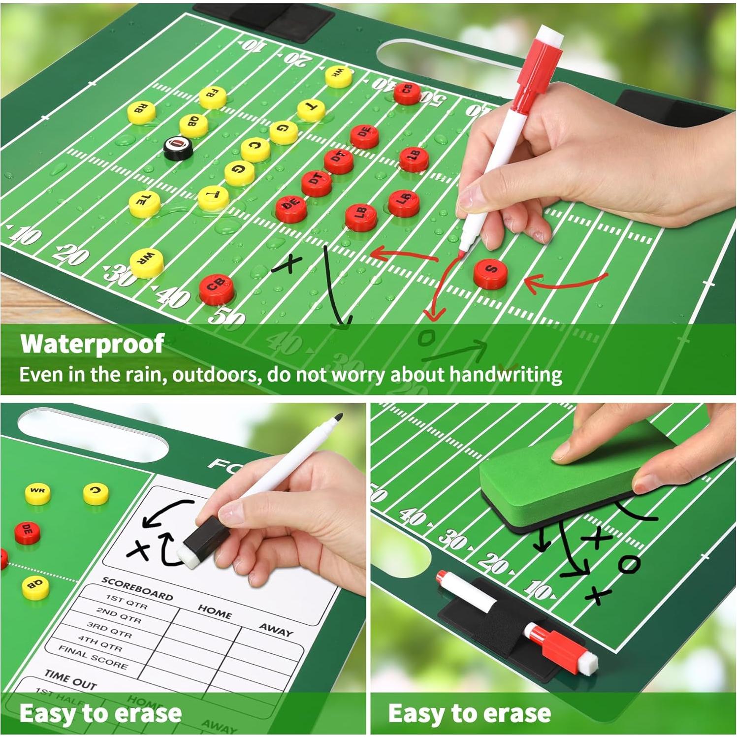 Tablero Magnético R2Depot para Entrenadores - Doble Cara, 41x31cm