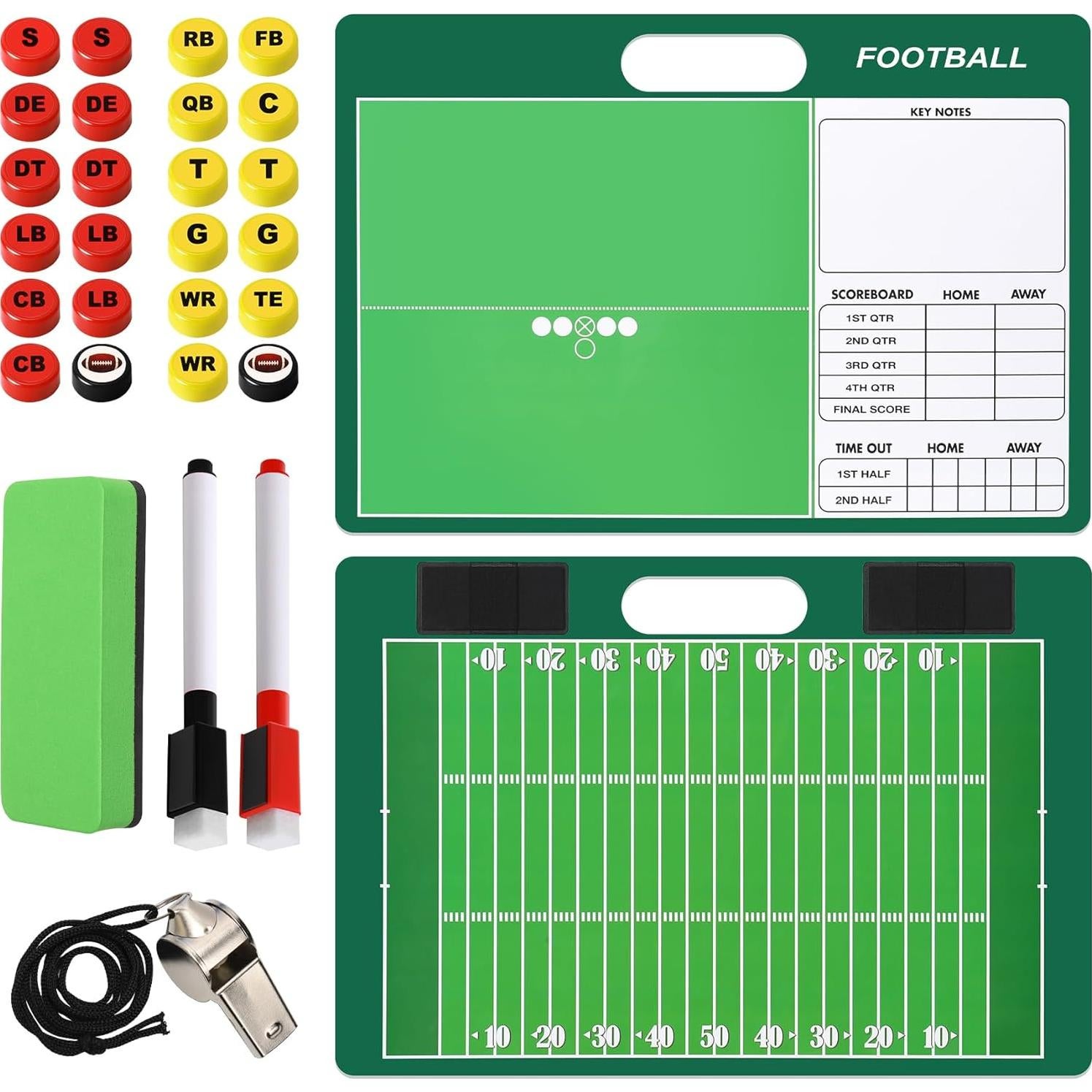 Tablero Magnético R2Depot para Entrenadores - Doble Cara, 41x31cm