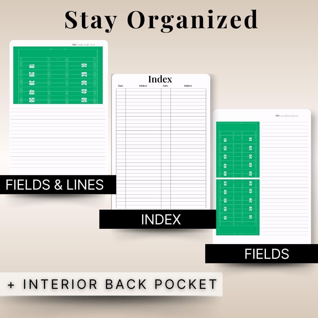Cuaderno de Jugadas de Fútbol La Casa Educada 120 Páginas