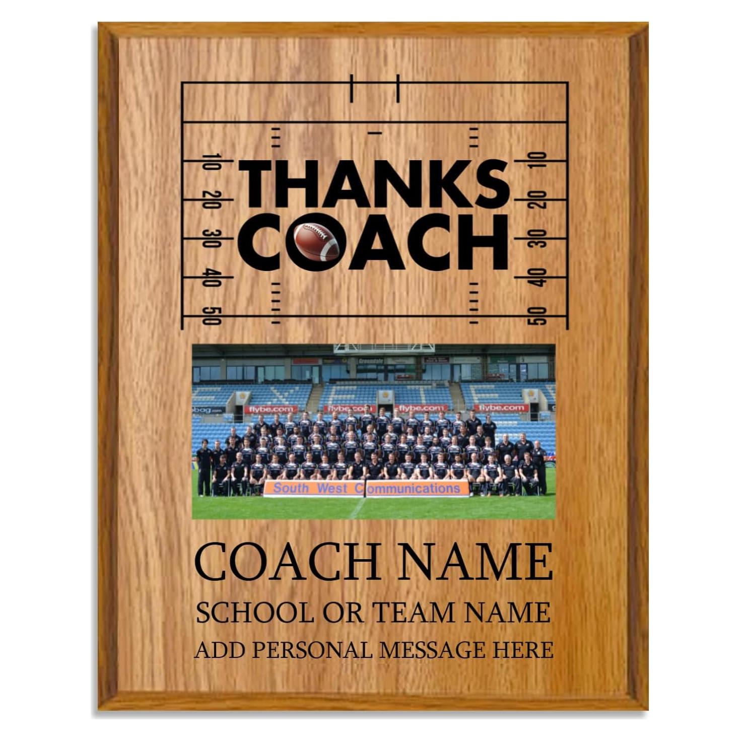 Placa de Entrenador Personalizada 23x30.5 cm - ReliablePOD