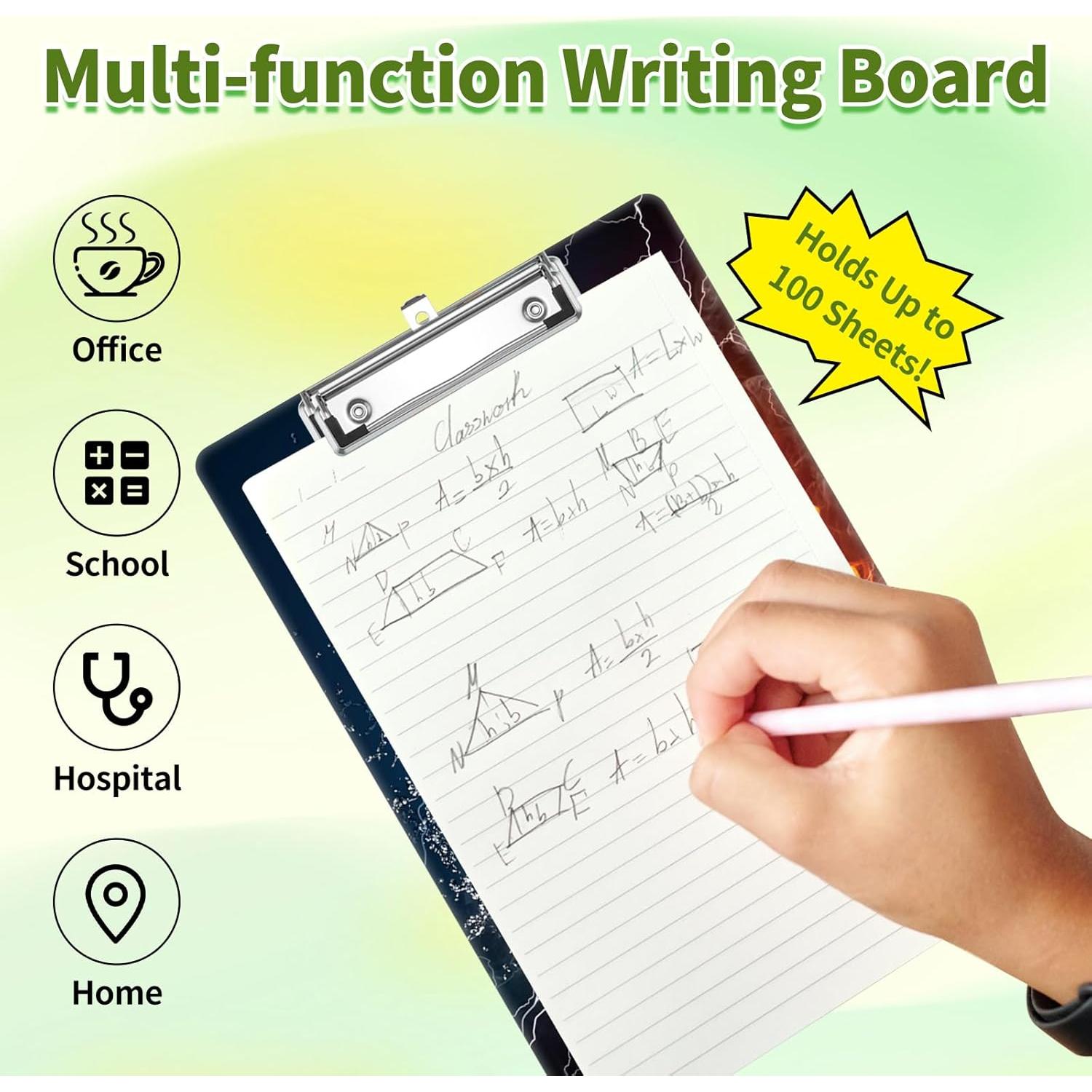 Portapapeles A4 XIHEYUEBANG Fútbol Americano con Clip Metal